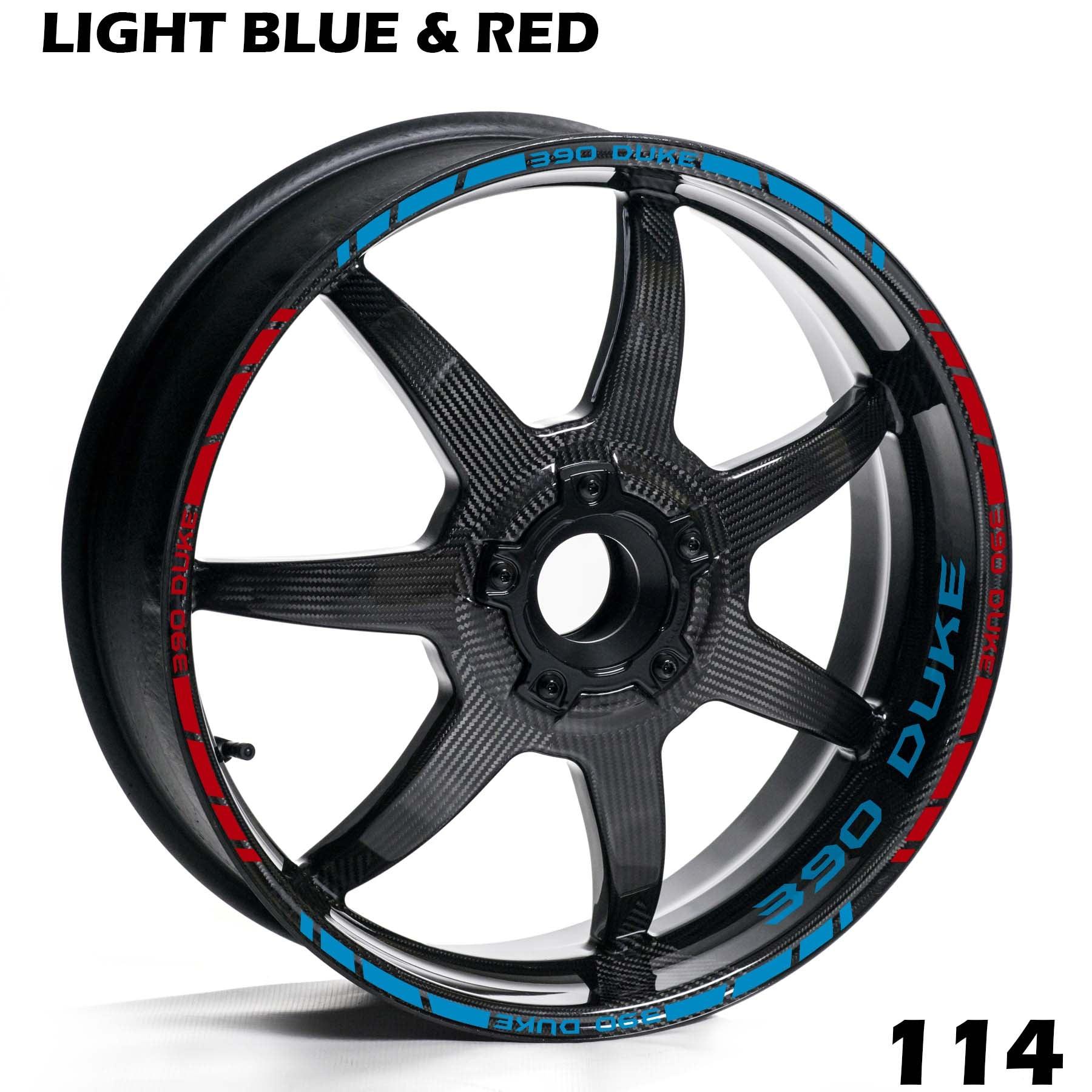 KTM 390 DUKE FULL WHEEL RIM STRIPE DECAL STICKER KIT - Speed Army