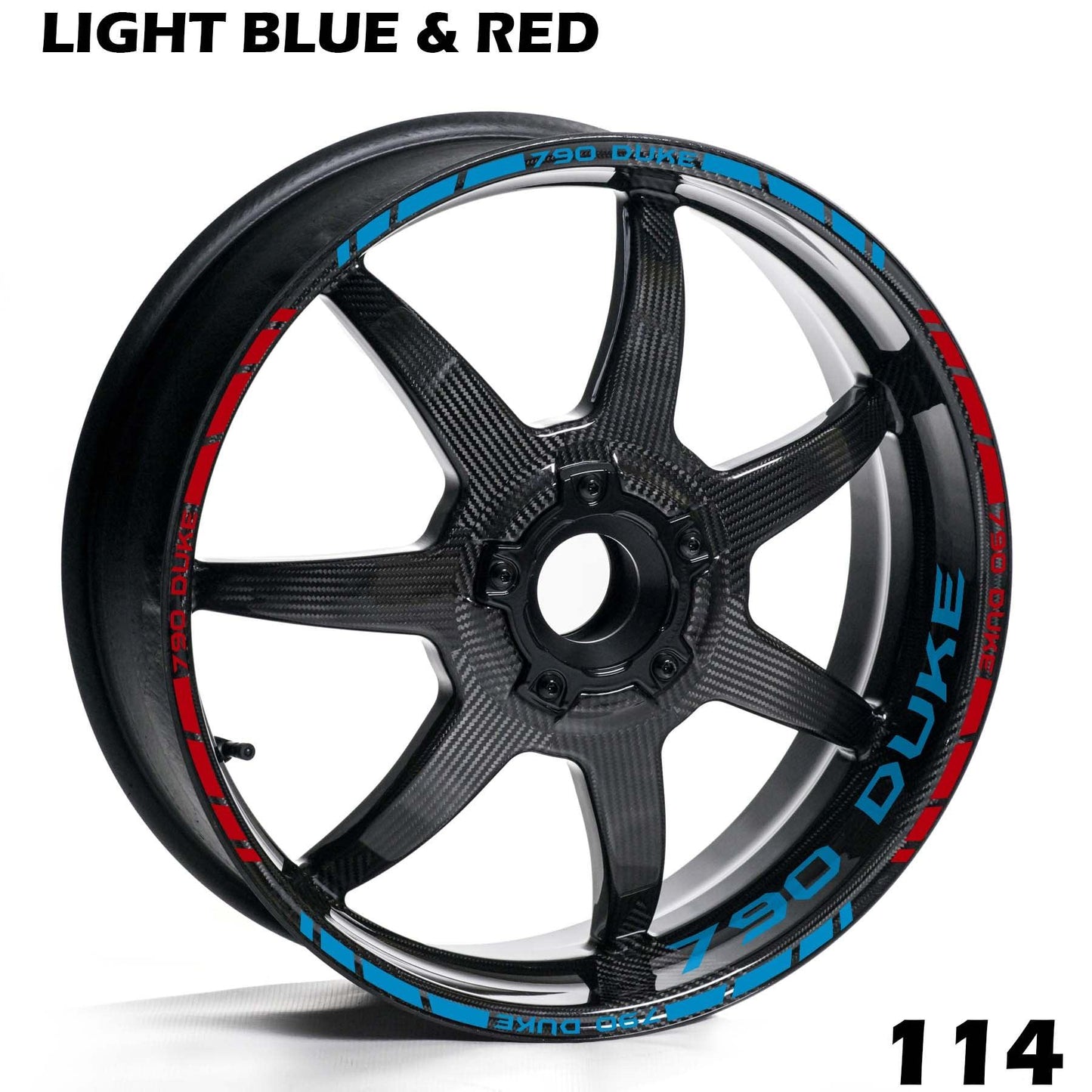 KTM 790 DUKE FULL WHEEL RIM STRIPE DECAL STICKER KIT - Speed Army