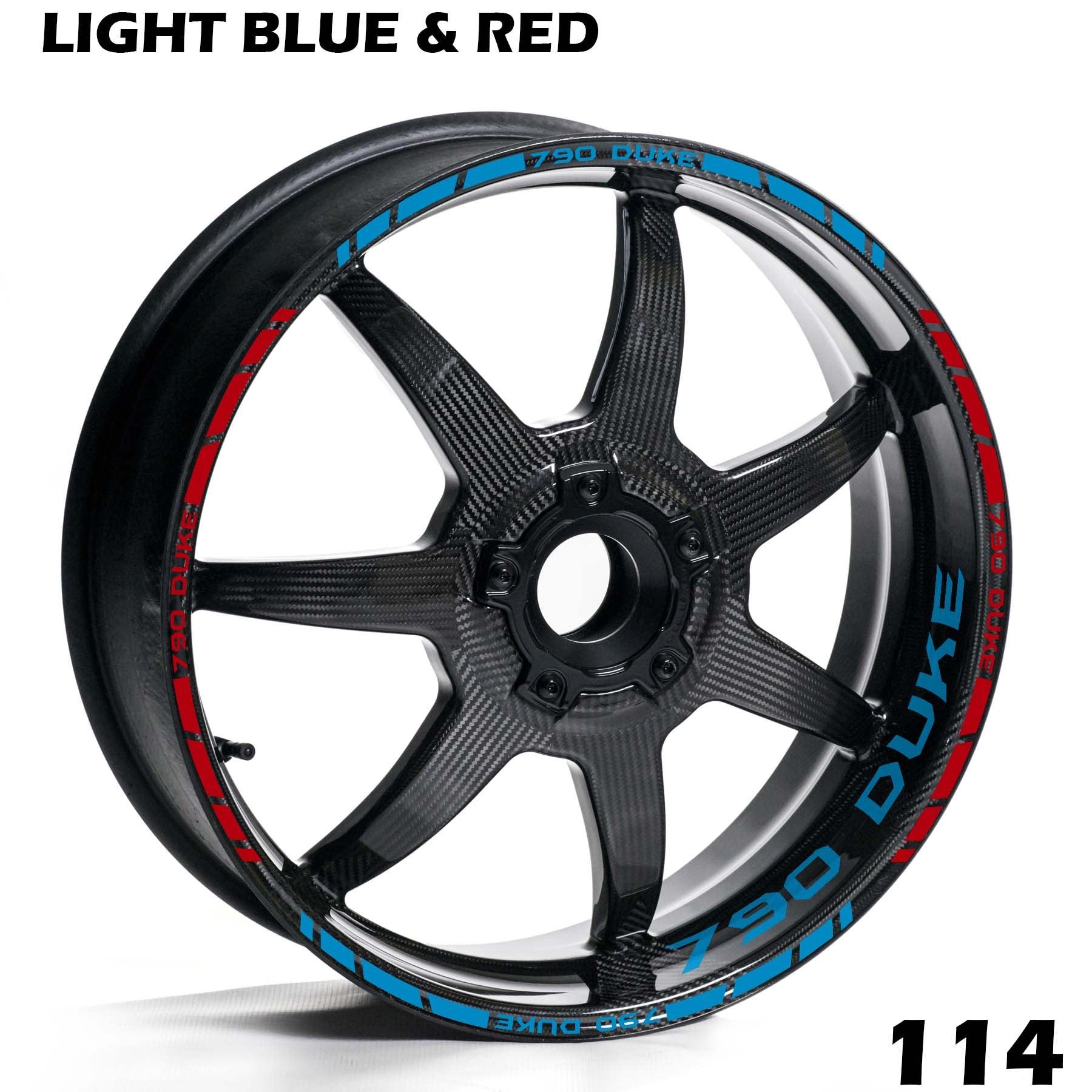 KTM 790 DUKE FULL WHEEL RIM STRIPE DECAL STICKER KIT - Speed Army