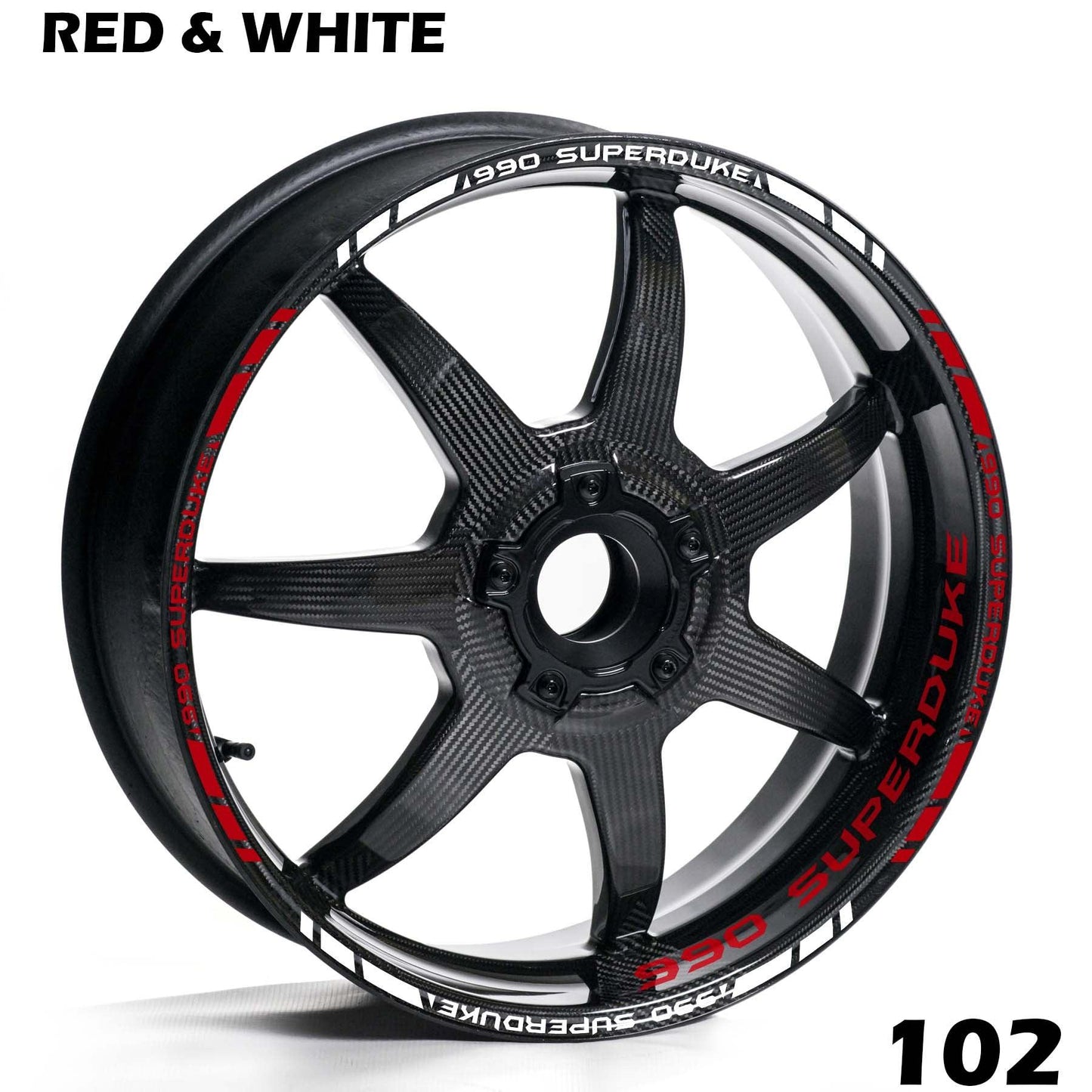 KTM 990 SUPERDUKE FULL WHEEL RIM STRIPE DECAL STICKER KIT - Speed Army