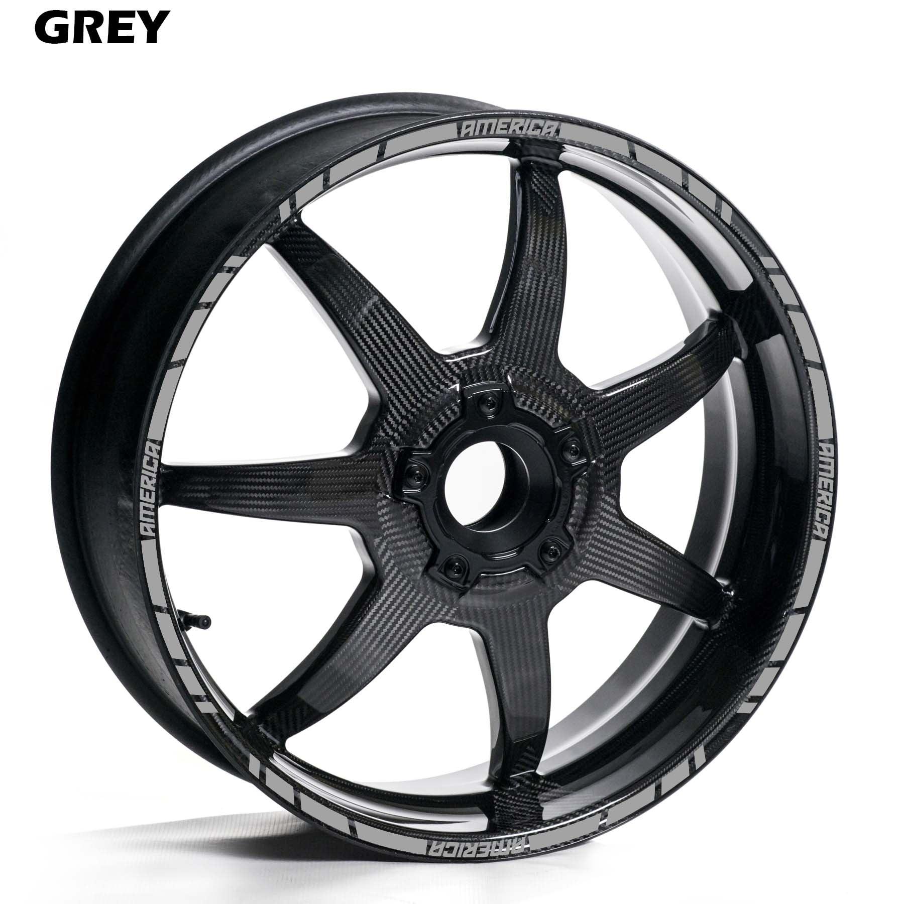 TRIUMPH AMERICA WHEEL RIM STRIPE DECAL STICKER KIT - Speed Army