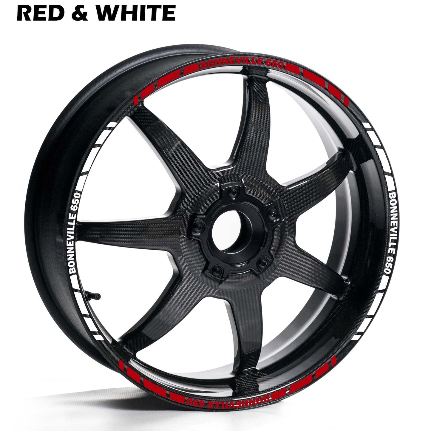TRIUMPH BONNEVILE 650 WHEEL RIM STRIPE DECAL STICKER KIT - Speed Army