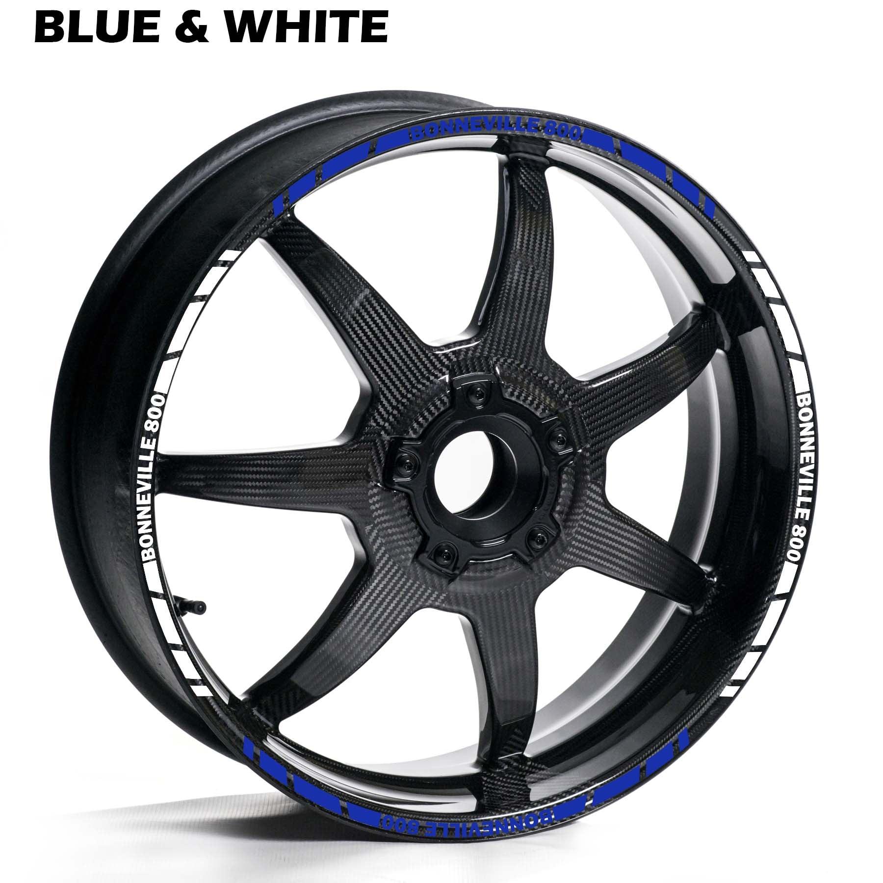 TRIUMPH BONNEVILE 800 WHEEL RIM STRIPE DECAL STICKER KIT - Speed Army