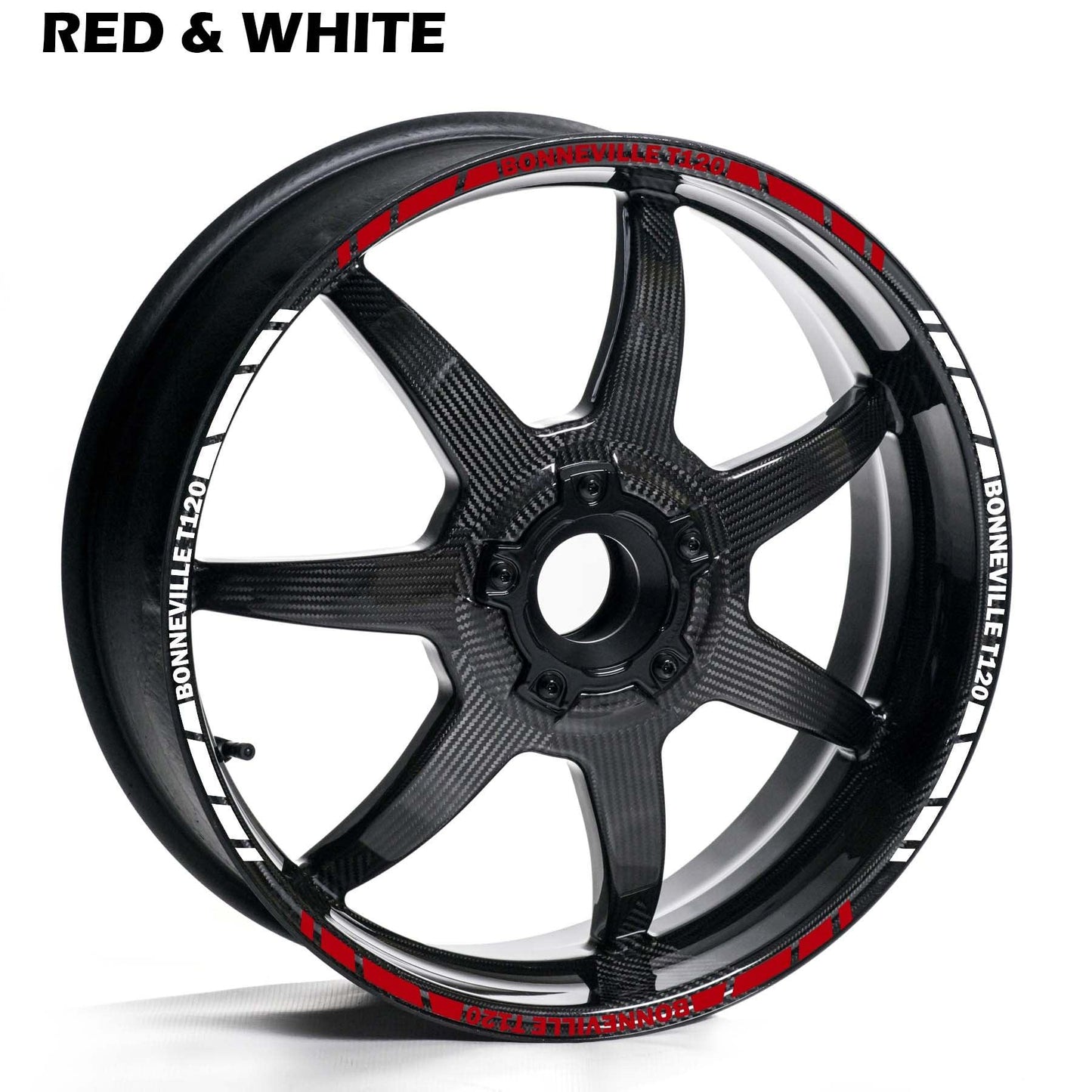 TRIUMPH BONNEVILE T120 WHEEL RIM STRIPE DECAL STICKER KIT - Speed Army