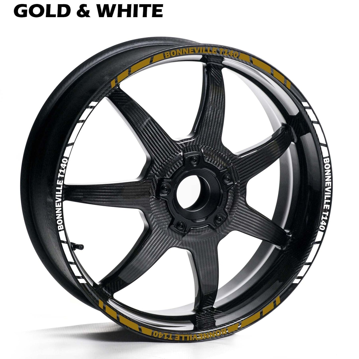 TRIUMPH BONNEVILE T140 WHEEL RIM STRIPE DECAL STICKER KIT - Speed Army