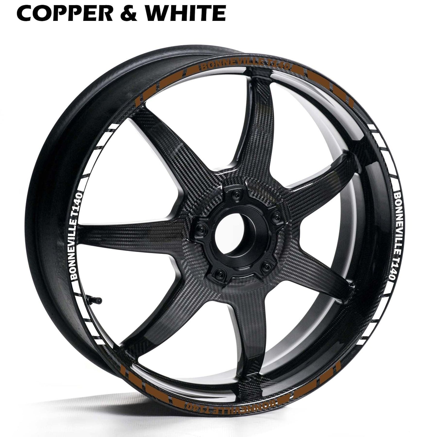 TRIUMPH BONNEVILE T140 WHEEL RIM STRIPE DECAL STICKER KIT - Speed Army