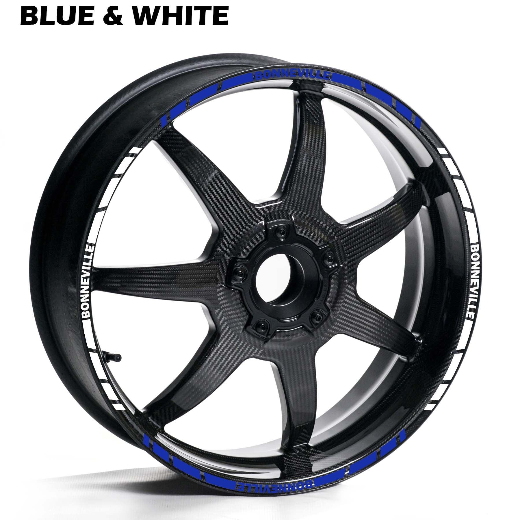 TRIUMPH BONNEVILE WHEEL RIM STRIPE DECAL STICKER KIT - Speed Army
