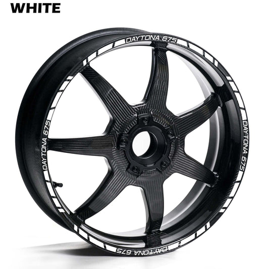 TRIUMPH DAYTONA 675 WHEEL RIM STRIPE DECAL STICKER KIT - Speed Army
