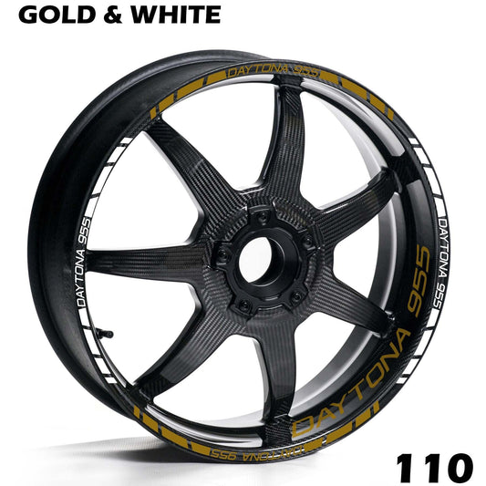 TRIUMPH DAYTONA 765 FULL WHEEL RIM STRIPE DECAL STICKER KIT - Speed Army