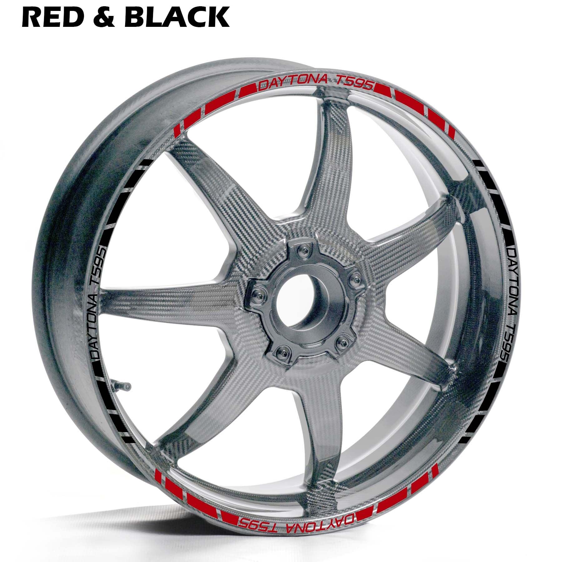 TRIUMPH DAYTONA T595 WHEEL RIM STRIPE DECAL STICKER KIT - Speed Army