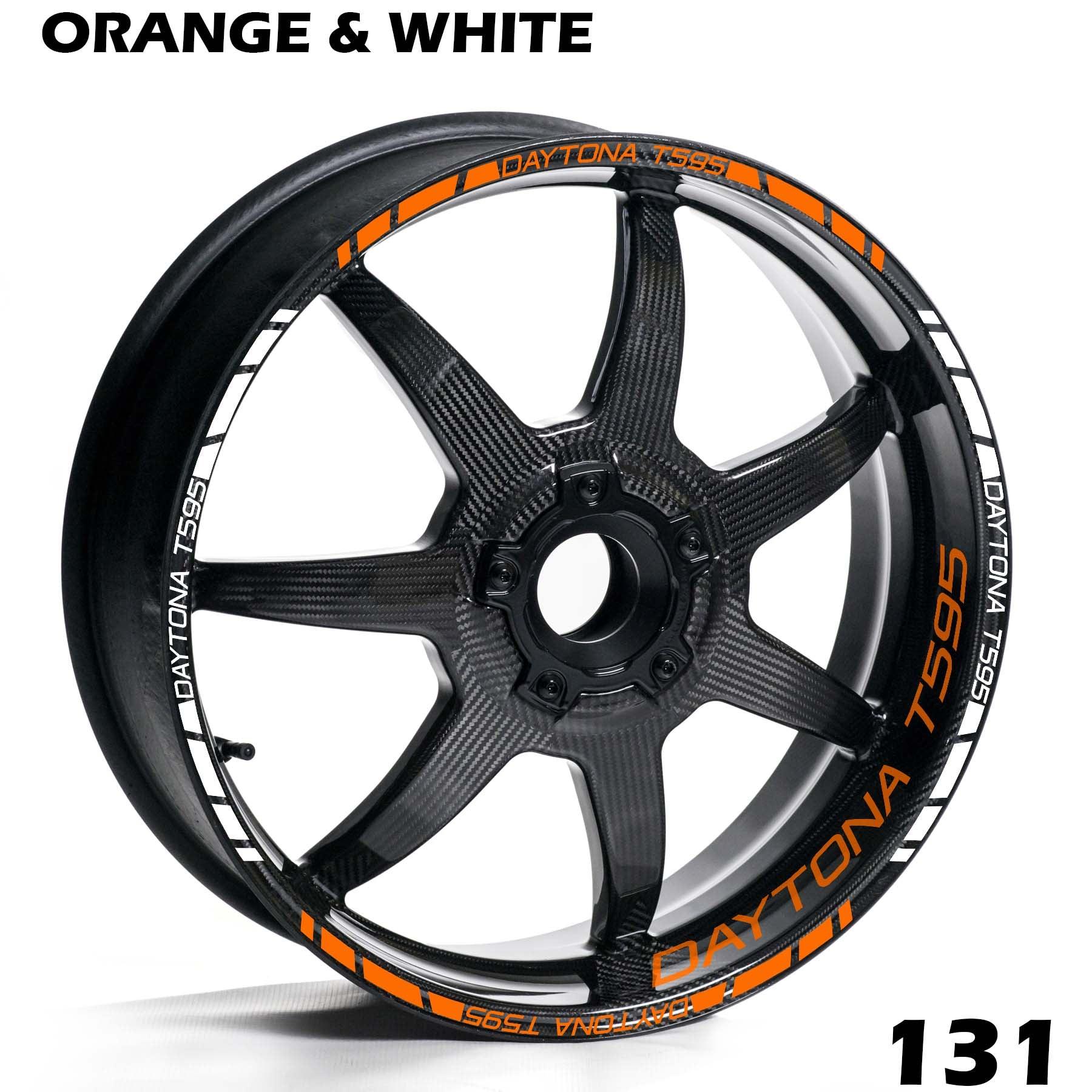 TRIUMPH DAYTONA T595 FULL WHEEL RIM STRIPE DECAL STICKER KIT - Speed Army