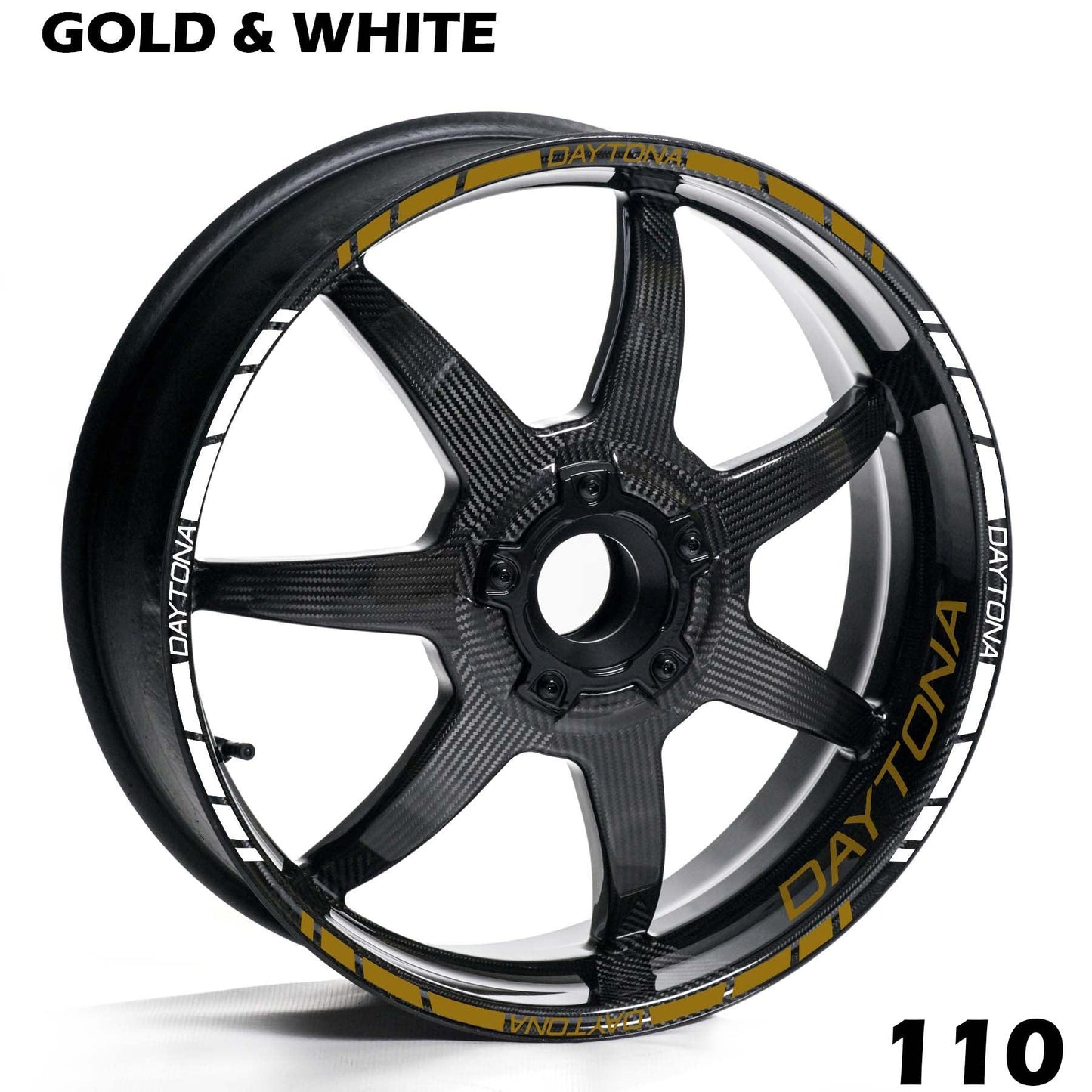 TRIUMPH DAYTONA FULL WHEEL RIM STRIPE DECAL STICKER KIT - Speed Army