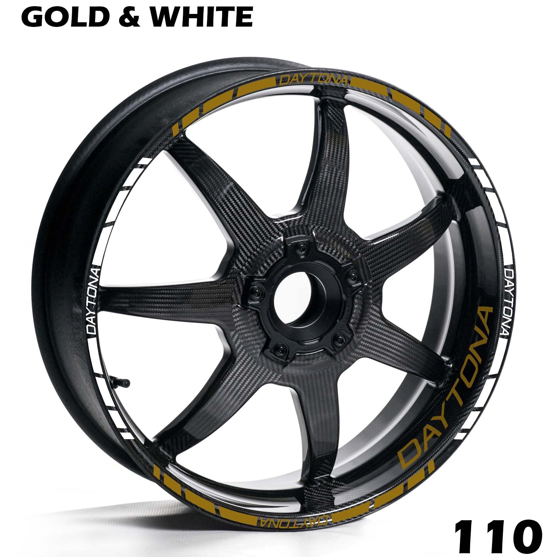 TRIUMPH DAYTONA FULL WHEEL RIM STRIPE DECAL STICKER KIT - Speed Army