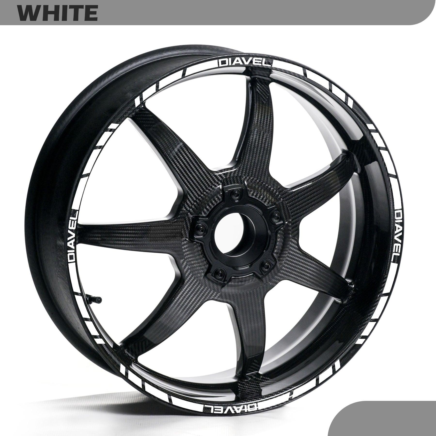 DUCATI DIAVEL WHEEL RIM STRIPE DECAL STICKER KIT - Speed Army
