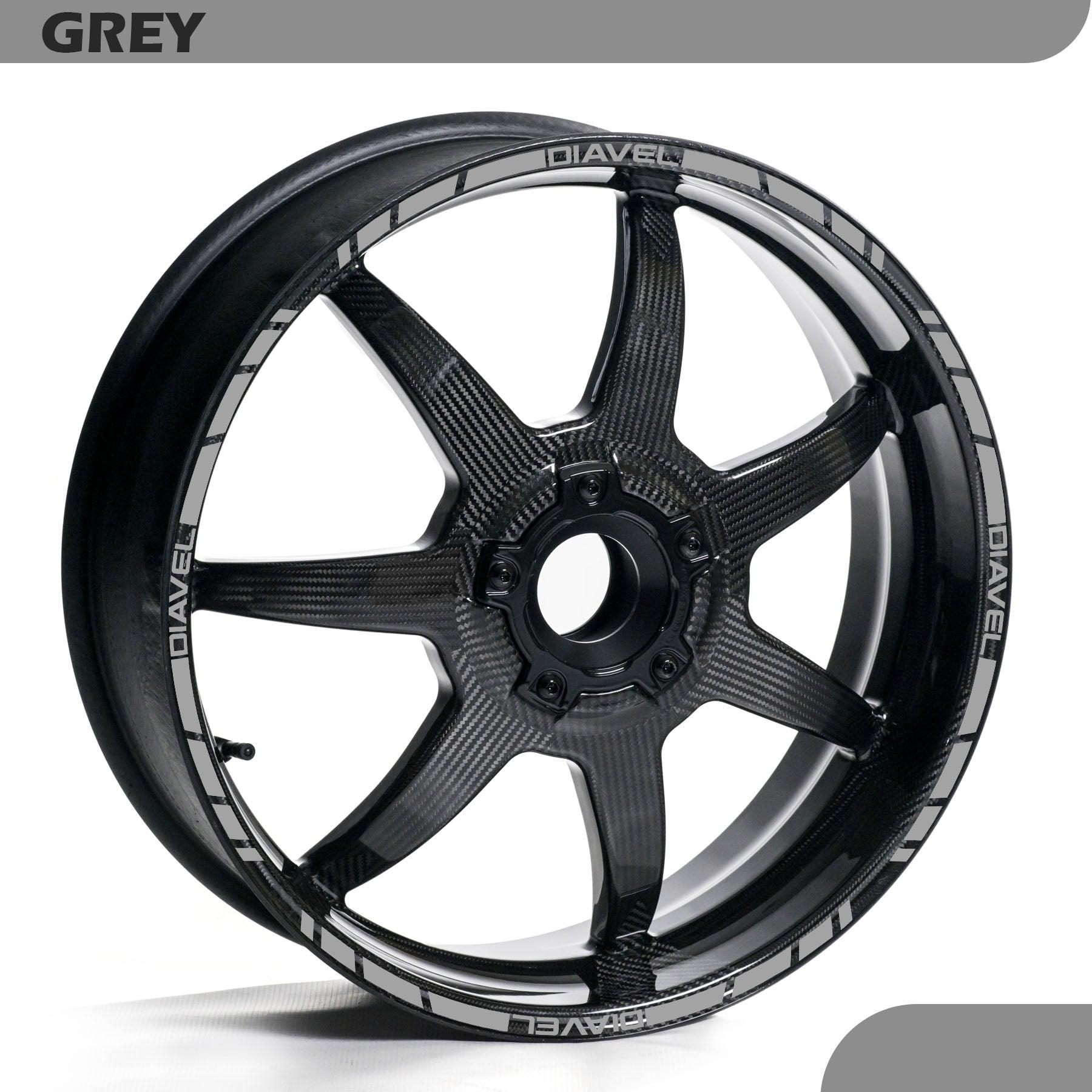 DUCATI DIAVEL WHEEL RIM STRIPE DECAL STICKER KIT - Speed Army