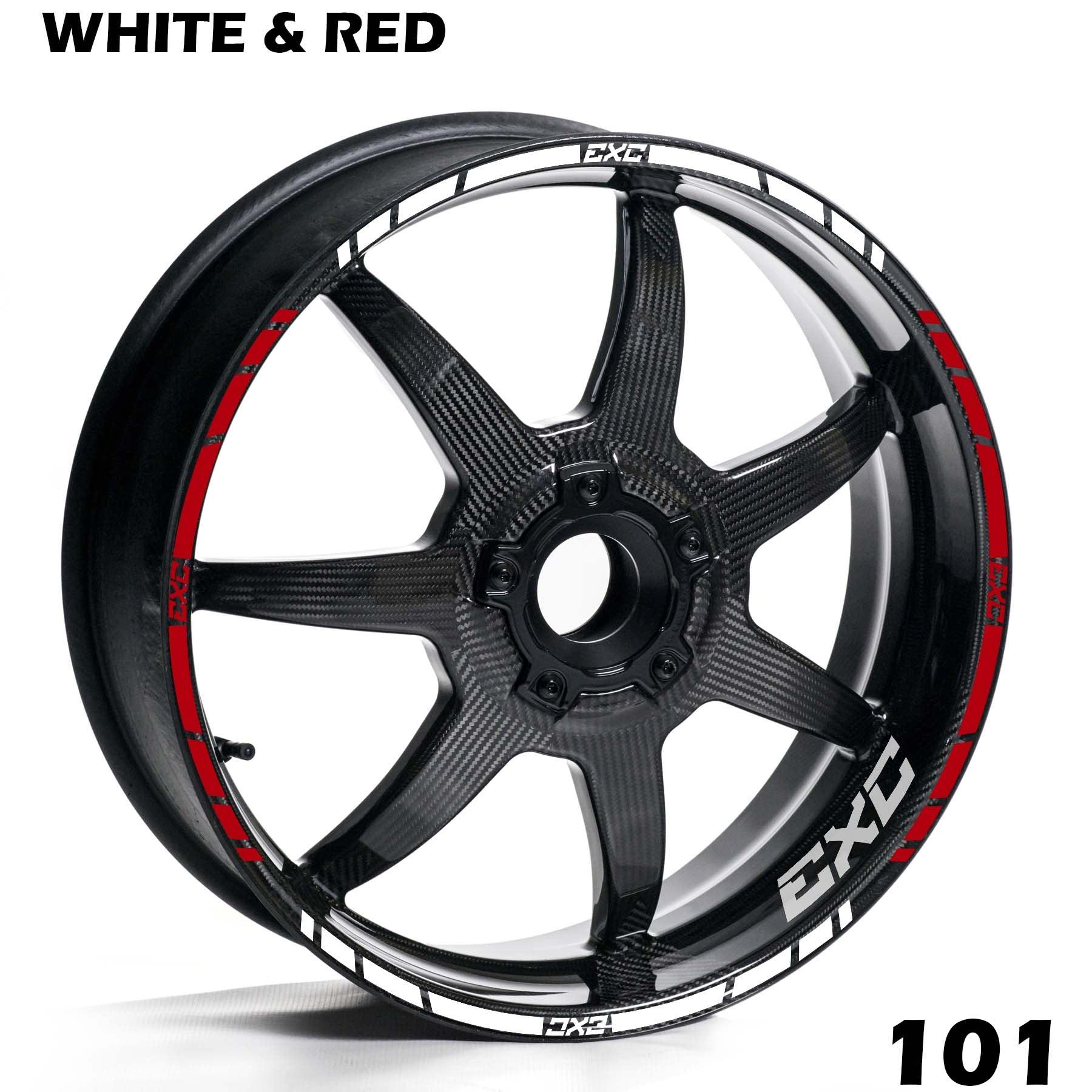 KTM EXC FULL WHEEL RIM STRIPE DECAL STICKER KIT - Speed Army