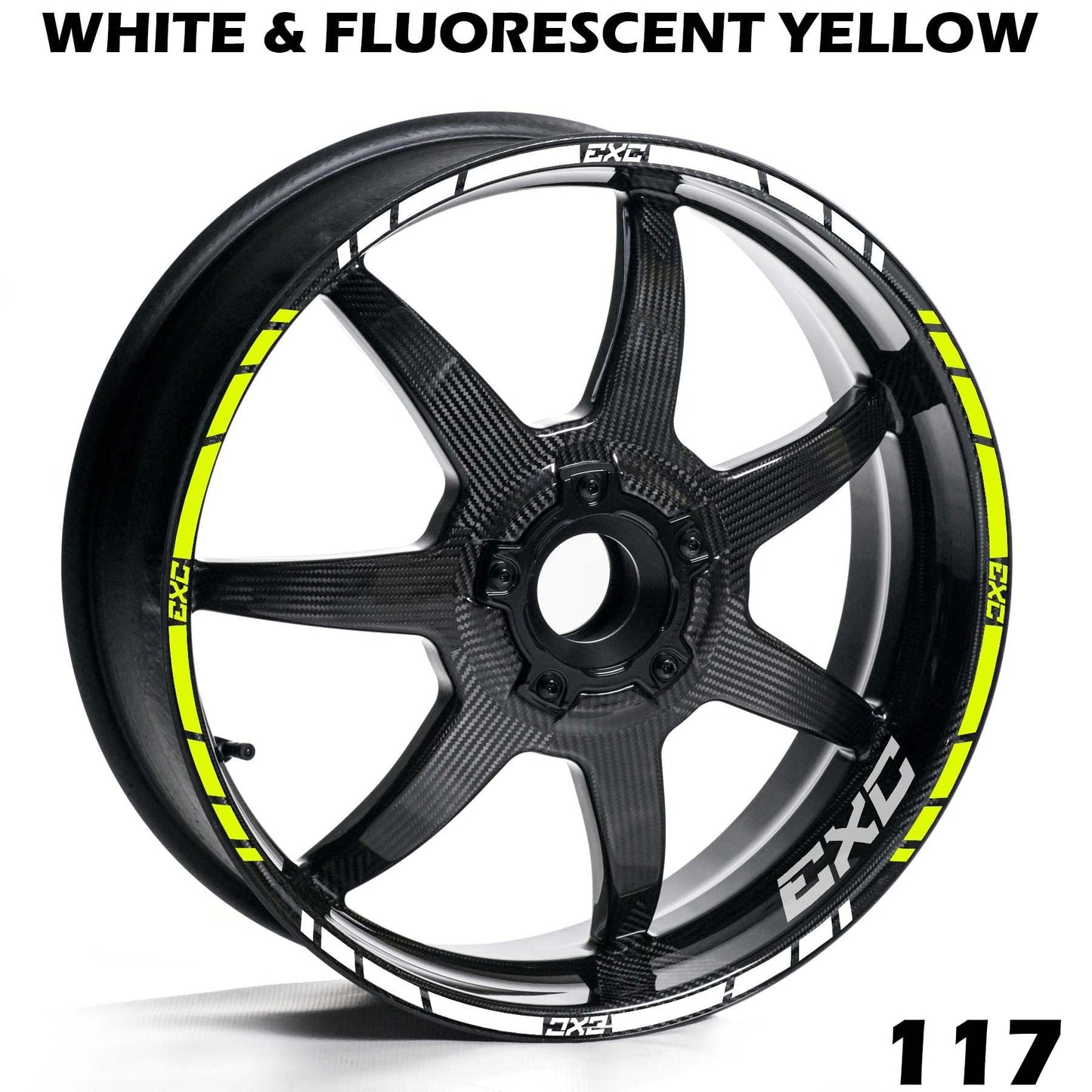 KTM EXC FULL WHEEL RIM STRIPE DECAL STICKER KIT - Speed Army