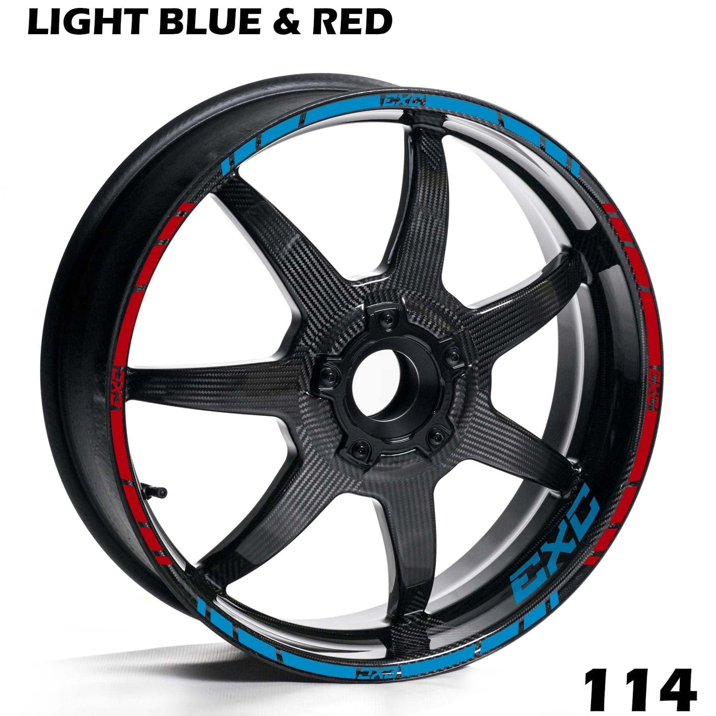 KTM EXC FULL WHEEL RIM STRIPE DECAL STICKER KIT - Speed Army