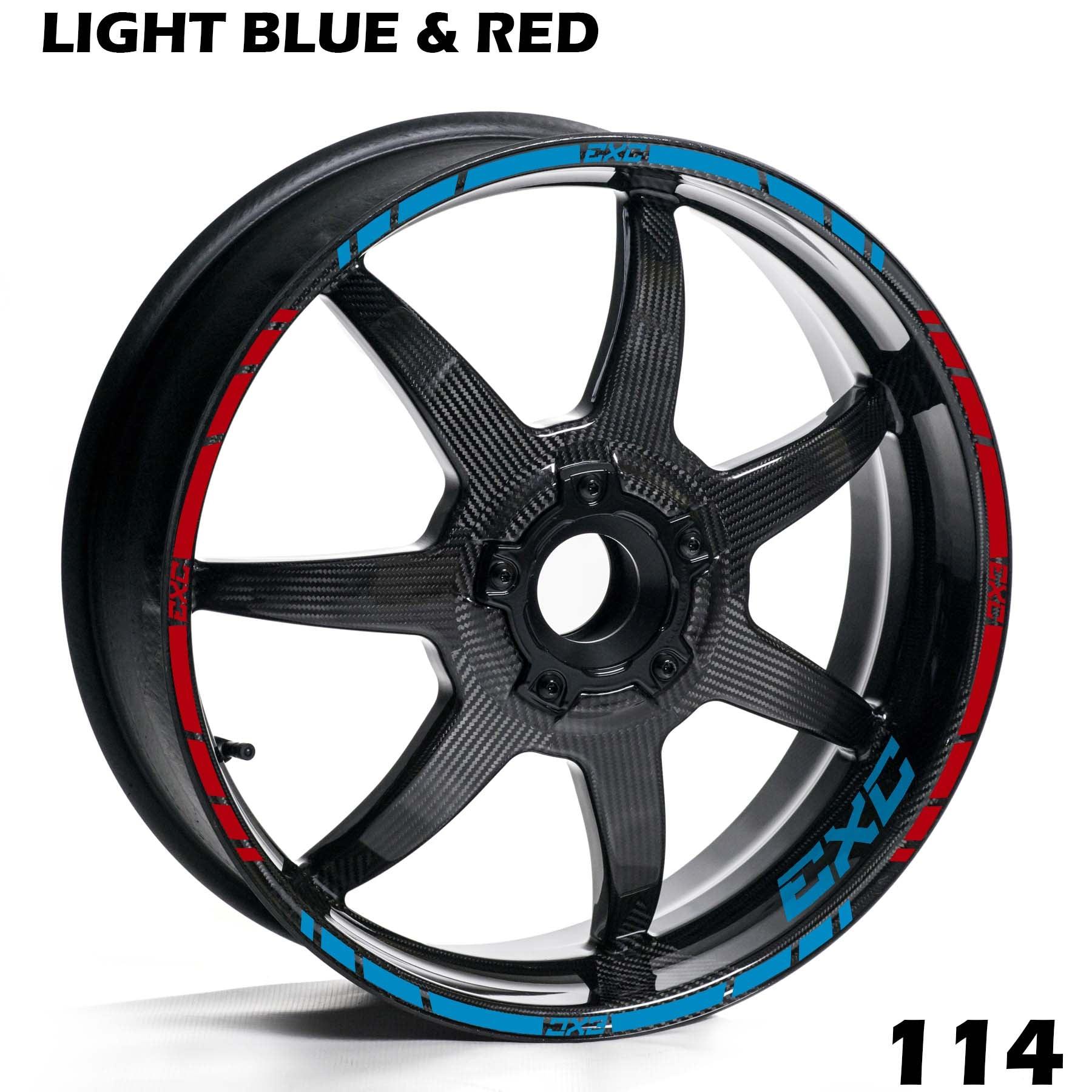 KTM EXC FULL WHEEL RIM STRIPE DECAL STICKER KIT - Speed Army