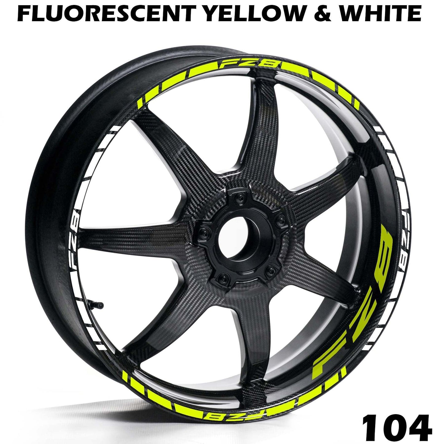 YAMAHA FZ8 FULL WHEEL RIM STRIPE DECAL STICKER KIT - Speed Army