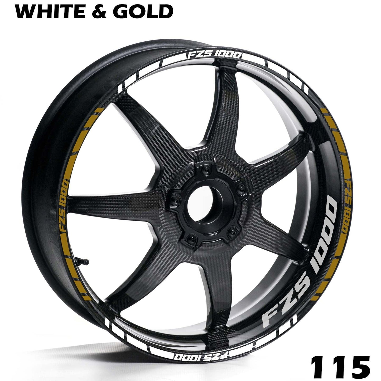YAMAHA FZS 1000 FULL WHEEL RIM STRIPE DECAL STICKER KIT - Speed Army