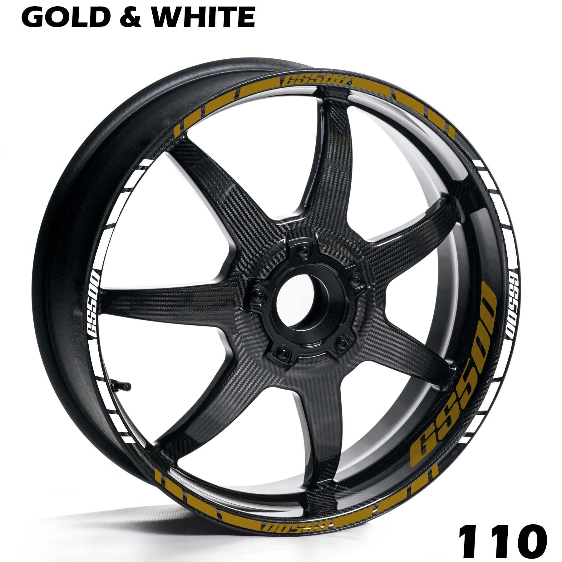 SUZUKI GS500 FULL WHEEL RIM STRIPE DECAL STICKER KIT - Speed Army