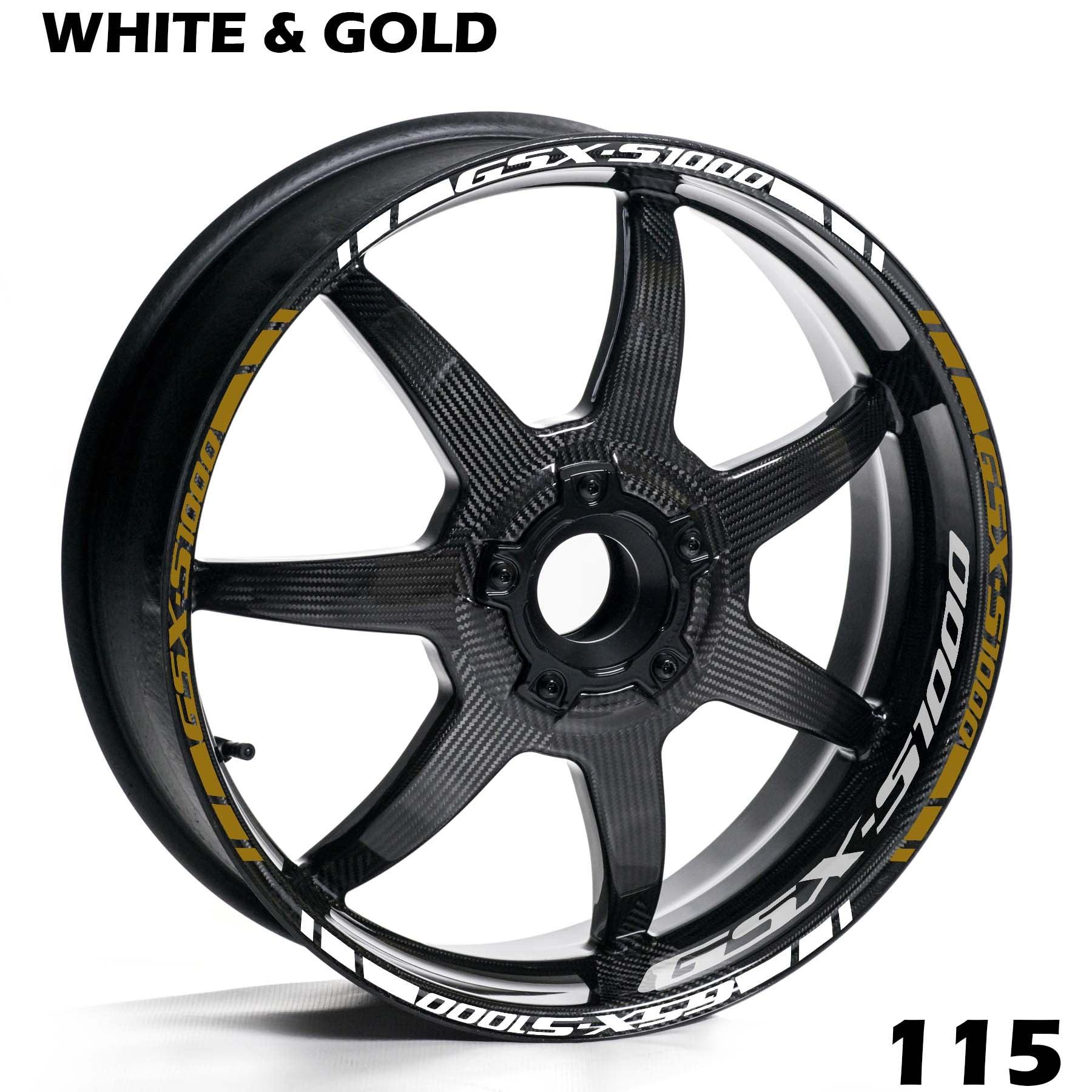 SUZUKI GSX-S 1000 FULL WHEEL RIM STRIPE DECAL STICKER KIT - Speed Army