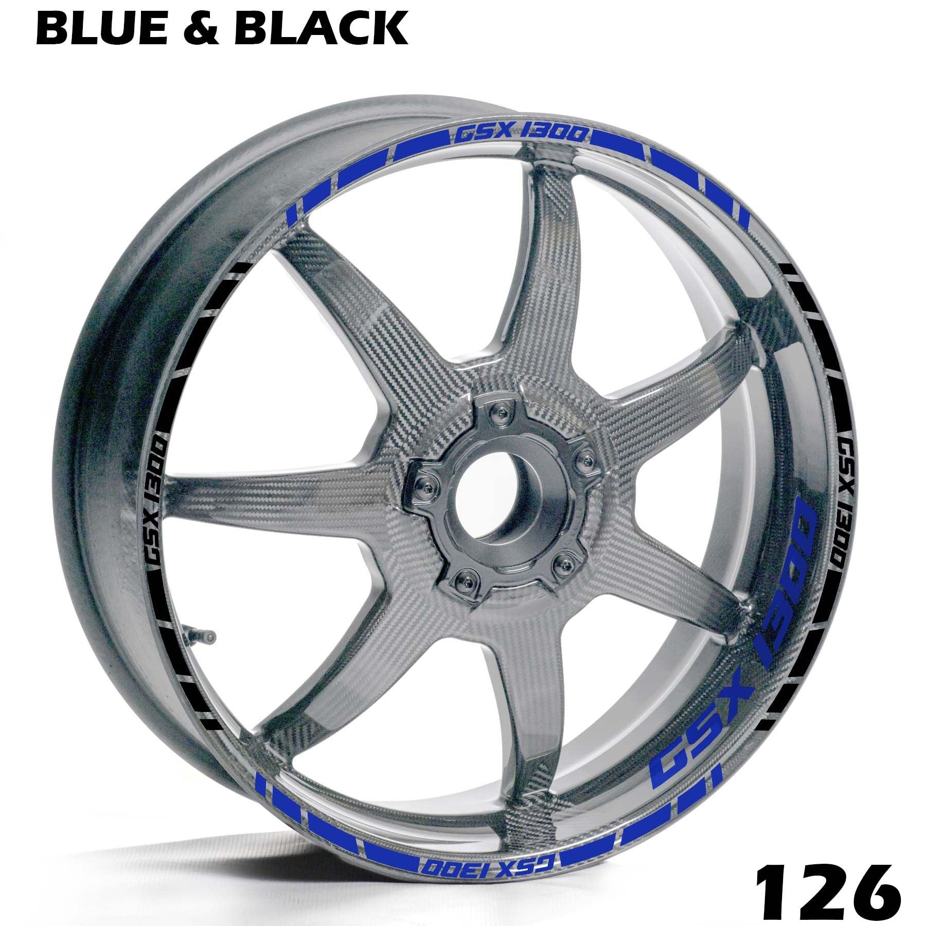 SUZUKI GSX 1300 FULL WHEEL RIM STRIPE DECAL STICKER KIT - Speed Army