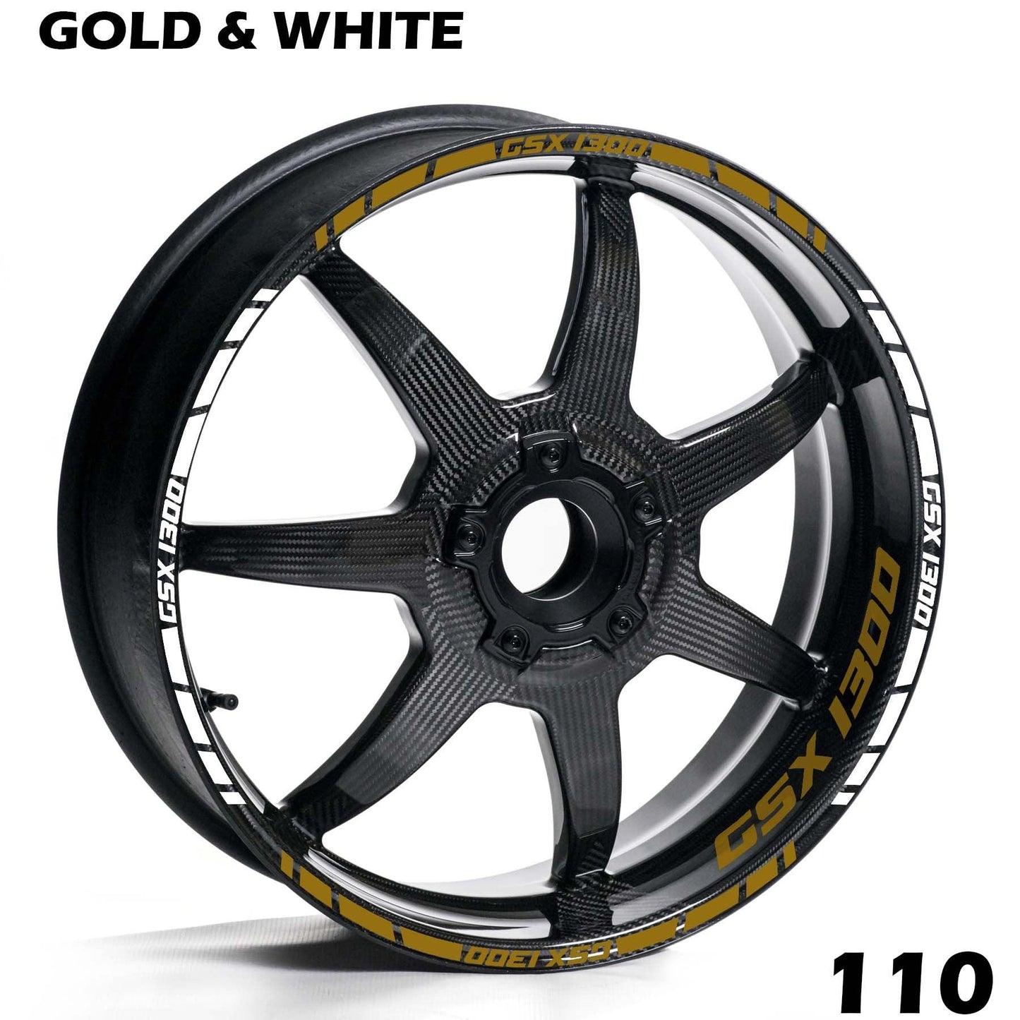 SUZUKI GSX 1300 FULL WHEEL RIM STRIPE DECAL STICKER KIT - Speed Army