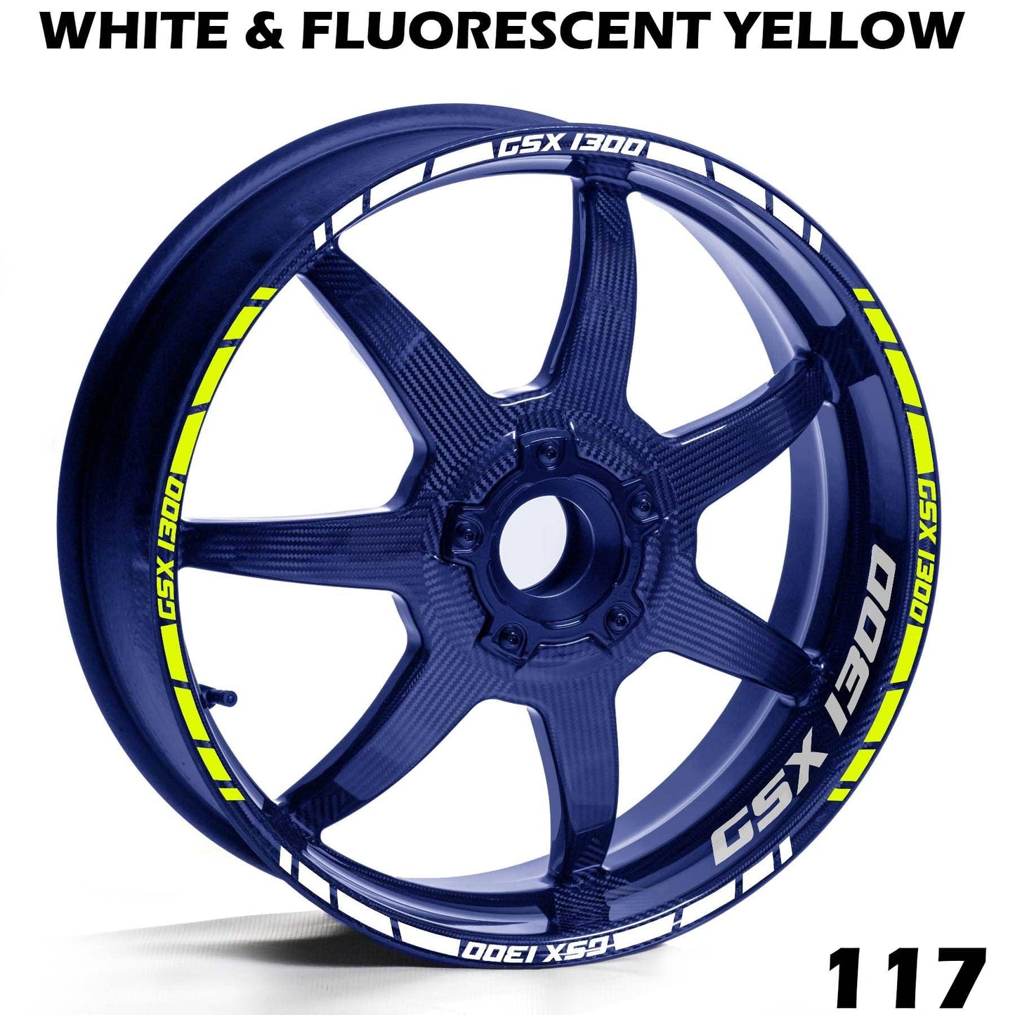 SUZUKI GSX 1300 FULL WHEEL RIM STRIPE DECAL STICKER KIT - Speed Army