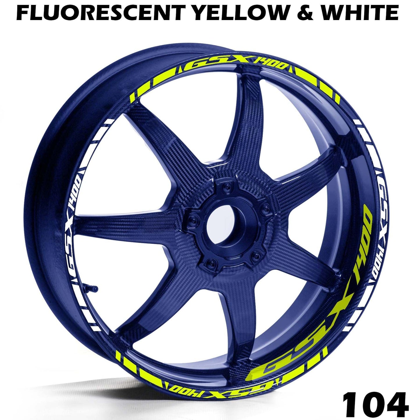 SUZUKI GSX 1400 FULL WHEEL RIM STRIPE DECAL STICKER KIT - Speed Army
