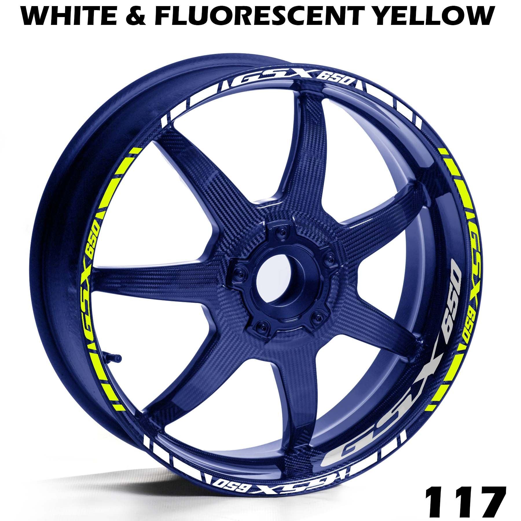 SUZUKI GSX 650 FULL WHEEL RIM STRIPE DECAL STICKER KIT - Speed Army