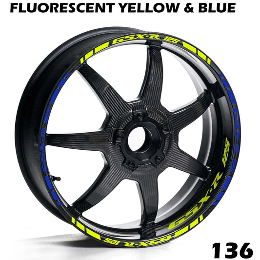 SUZUKI GSX-R 125 FULL WHEEL RIM STRIPE DECAL STICKER KIT - Speed Army