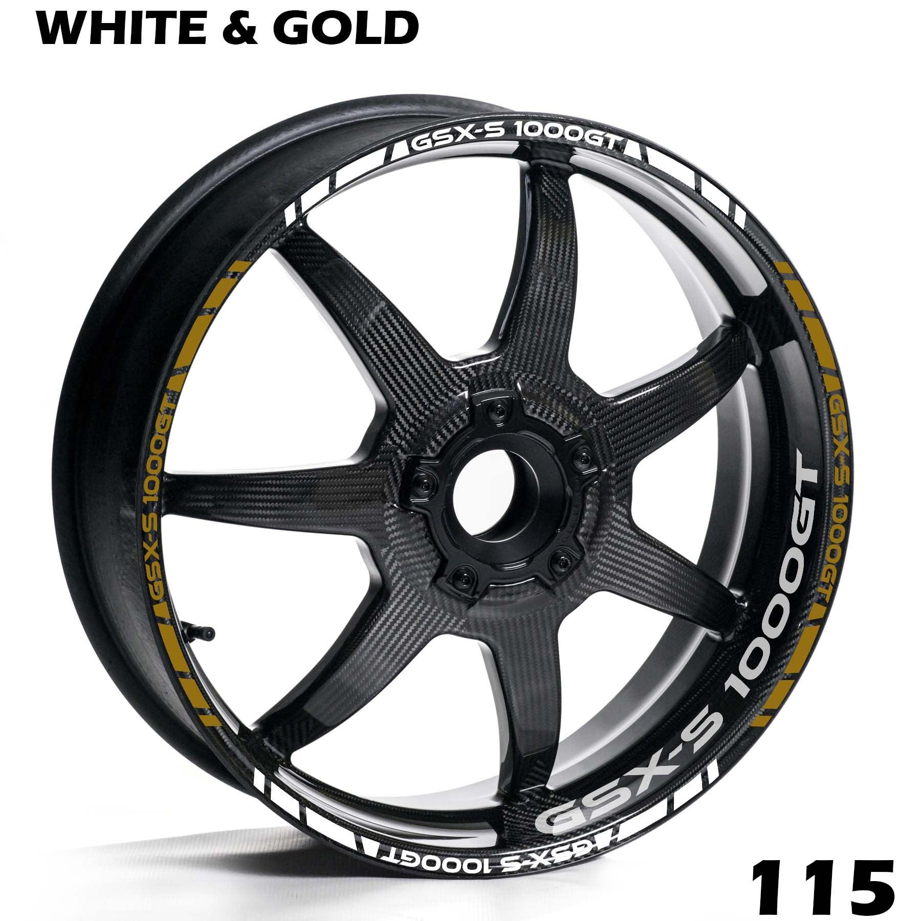 SUZUKI GSX-S 1000 GT FULL WHEEL RIM STRIPE DECAL STICKER KIT - Speed Army