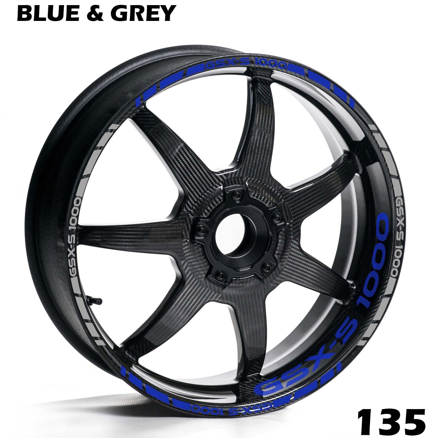 Reflective Wheel Hub Decal Stickers For Suzuki GSXR1000/R/1000R/S - 4 Pieces