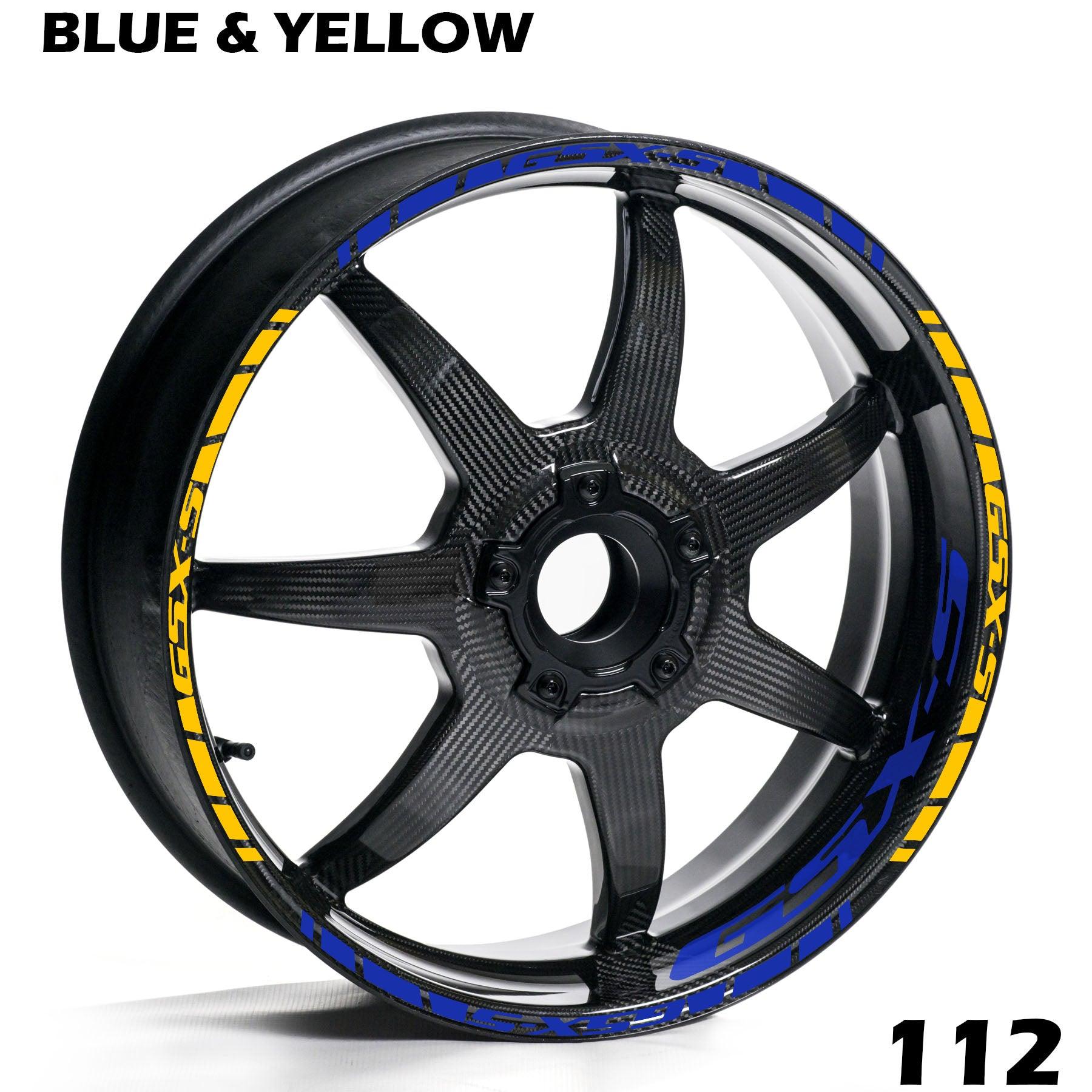 SUZUKI GSX-S FULL WHEEL RIM STRIPE DECAL STICKER KIT - Speed Army