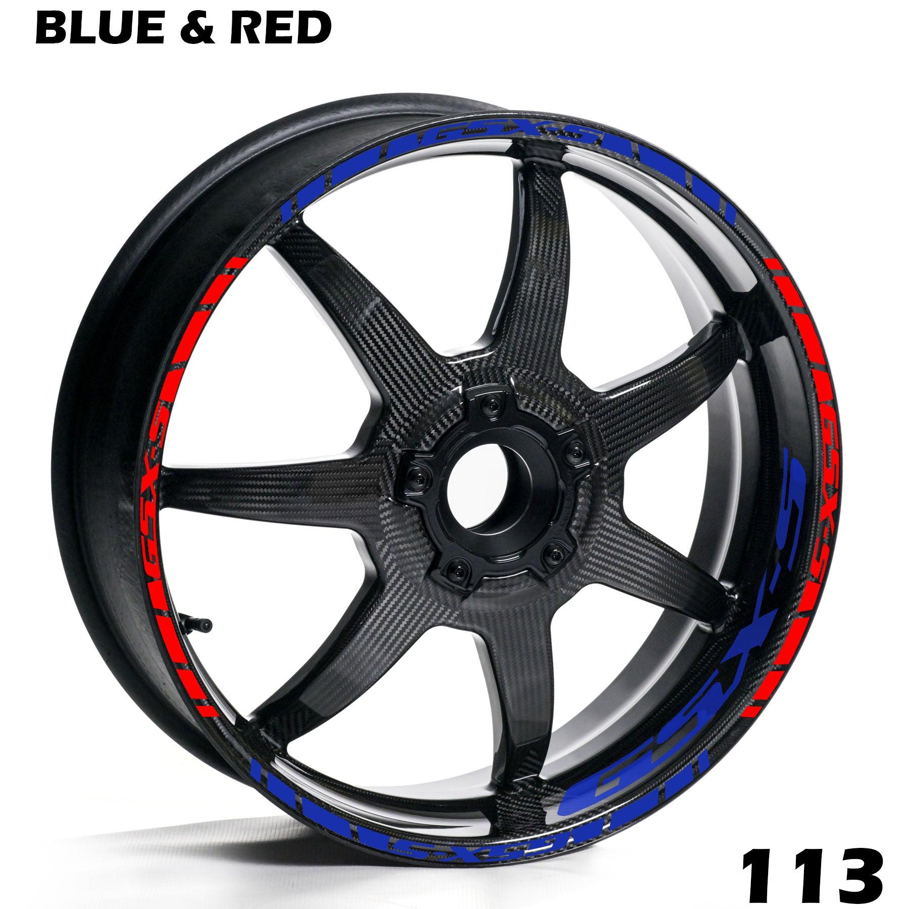 SUZUKI GSX-S FULL WHEEL RIM STRIPE DECAL STICKER KIT - Speed Army