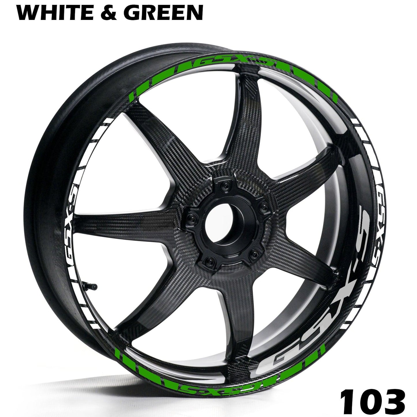 SUZUKI GSX-S FULL WHEEL RIM STRIPE DECAL STICKER KIT - Speed Army