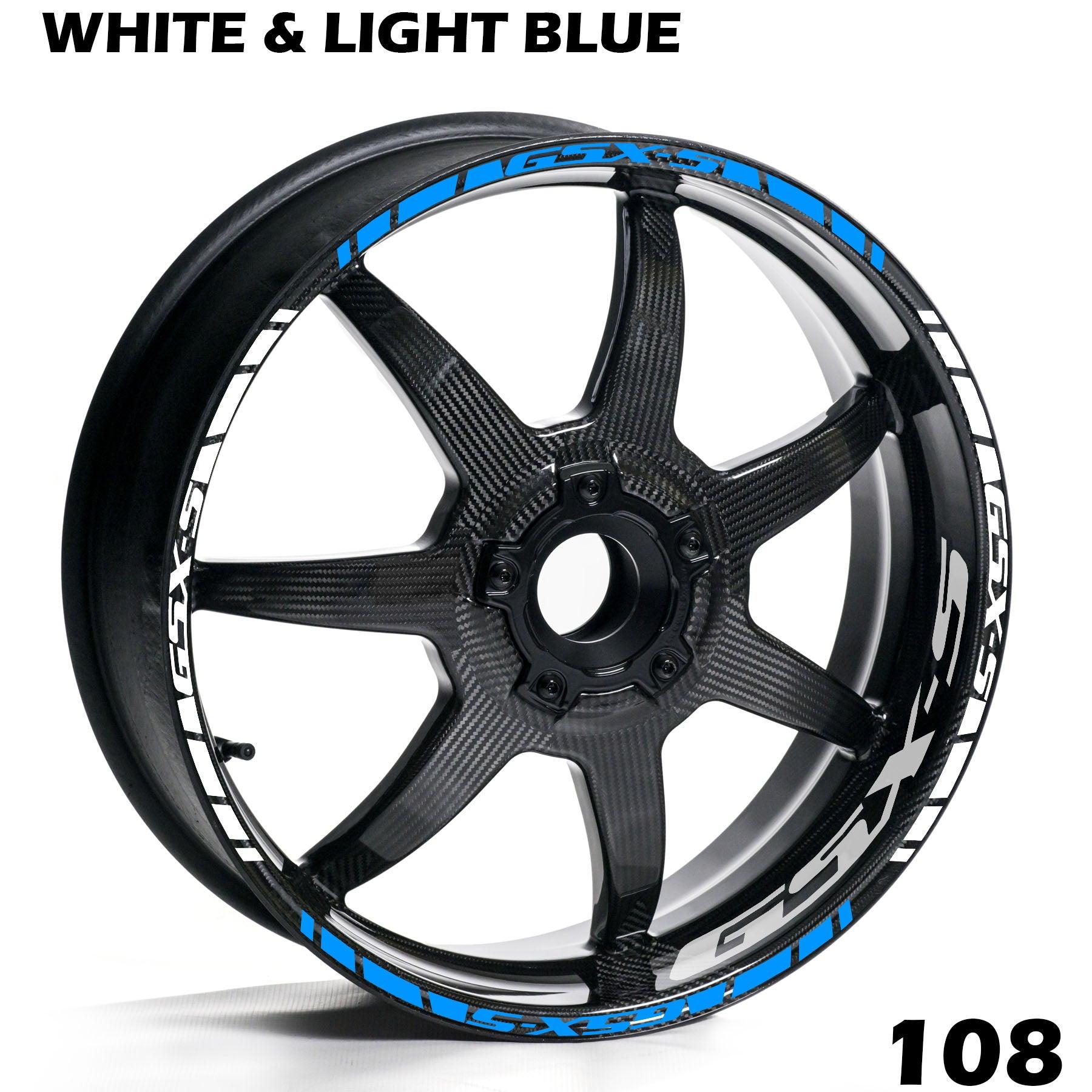 SUZUKI GSX-S FULL WHEEL RIM STRIPE DECAL STICKER KIT - Speed Army