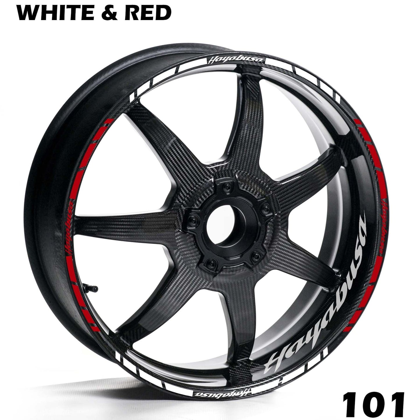 SUZUKI HAYABUSA FULL WHEEL RIM STRIPE DECAL STICKER KIT - Speed Army