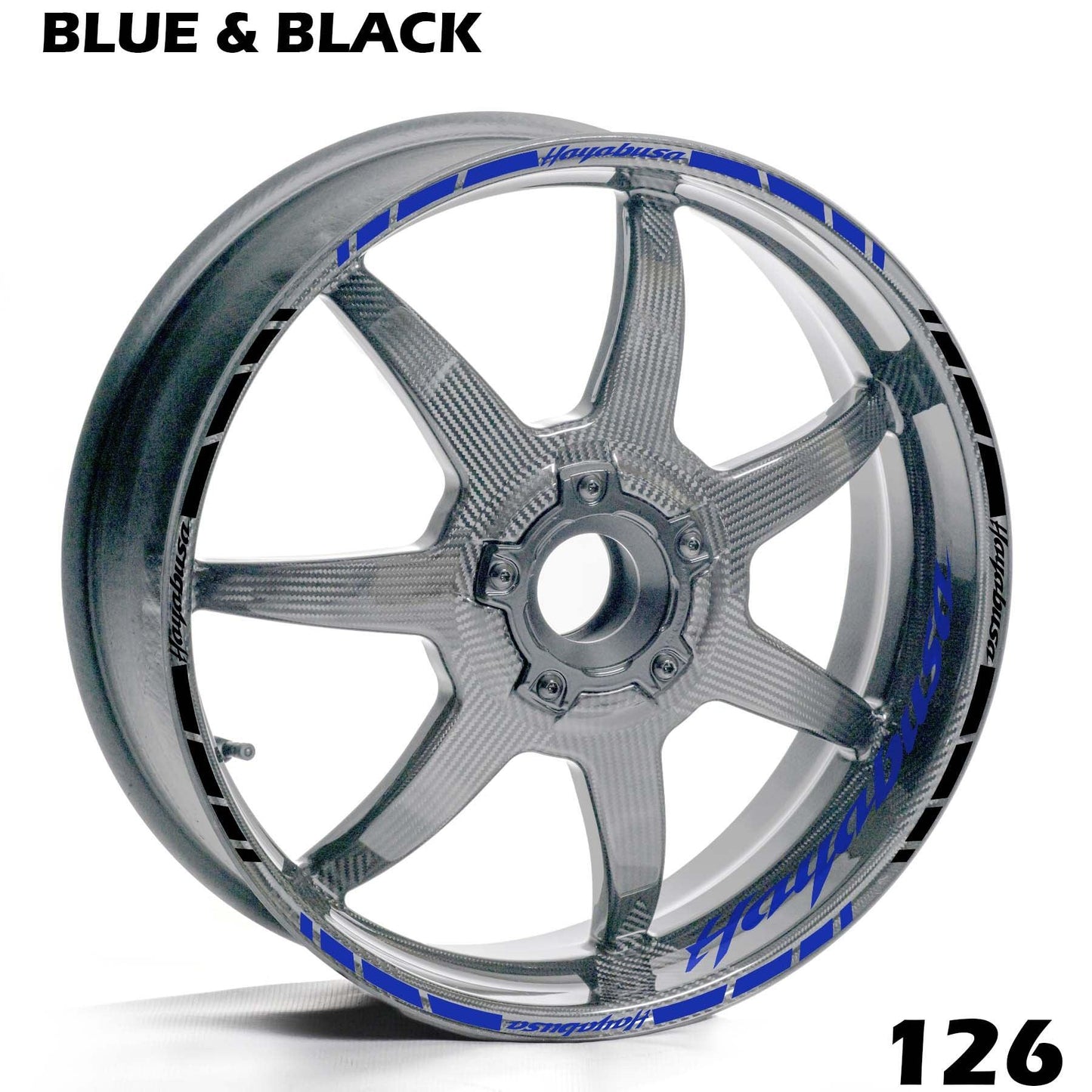 SUZUKI HAYABUSA FULL WHEEL RIM STRIPE DECAL STICKER KIT - Speed Army