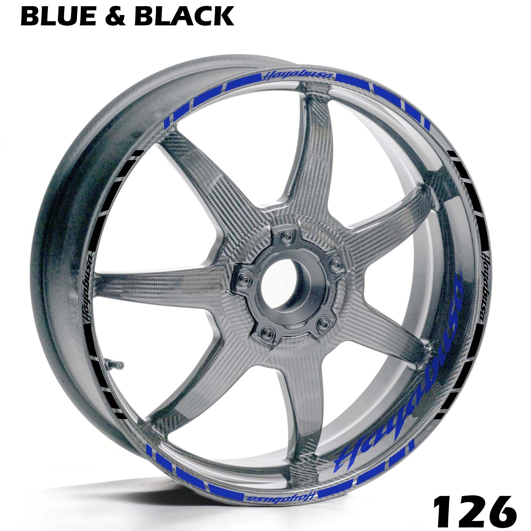 SUZUKI HAYABUSA FULL WHEEL RIM STRIPE DECAL STICKER KIT - Speed Army