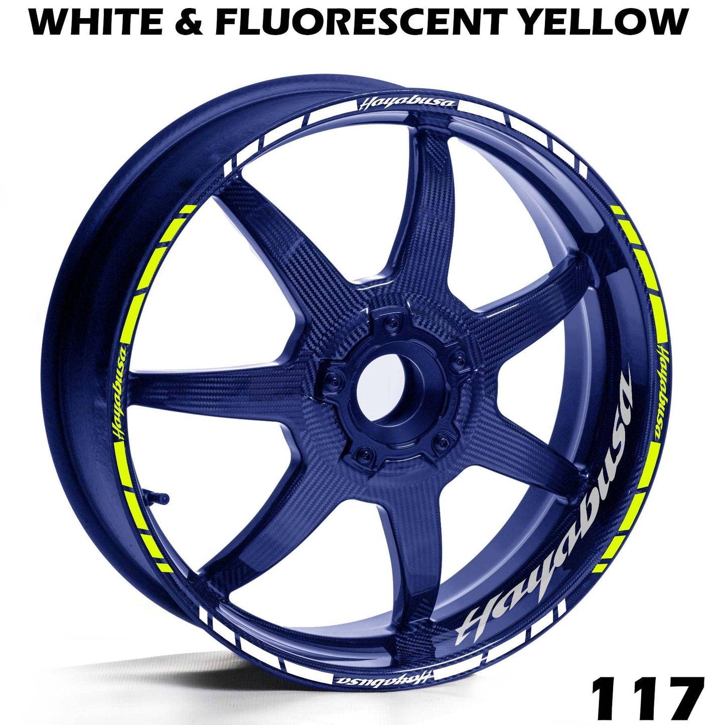 SUZUKI HAYABUSA FULL WHEEL RIM STRIPE DECAL STICKER KIT - Speed Army