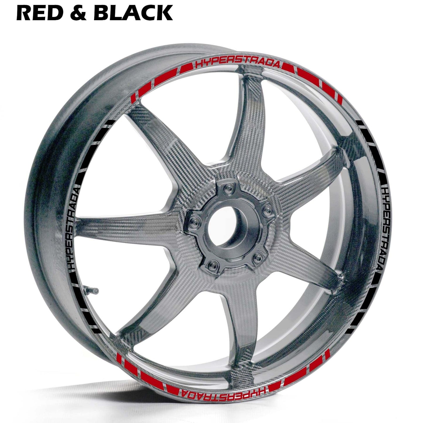 DUCATI HYPERSTRADA WHEEL RIM STRIPE DECAL STICKER KIT - Speed Army
