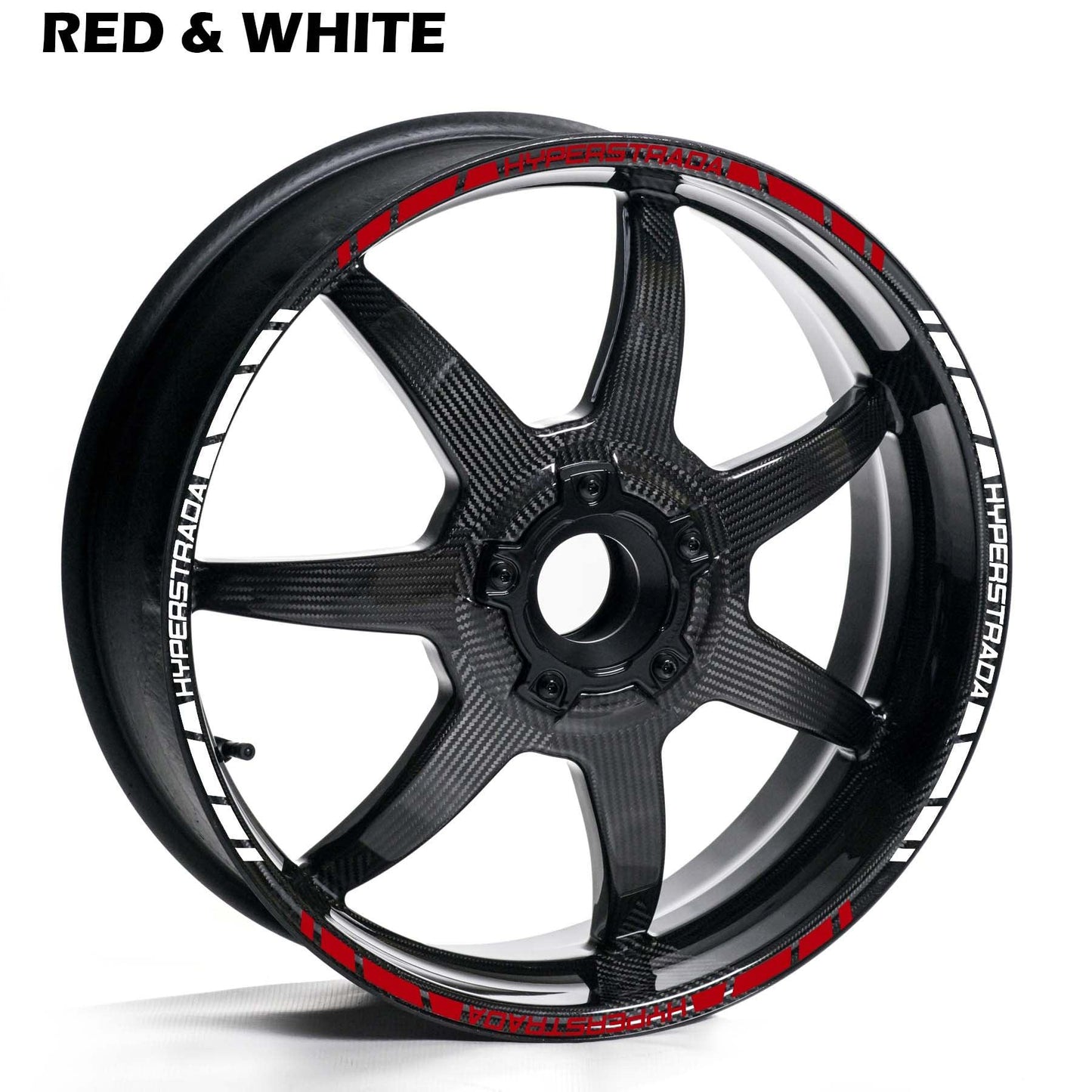 DUCATI HYPERSTRADA WHEEL RIM STRIPE DECAL STICKER KIT - Speed Army