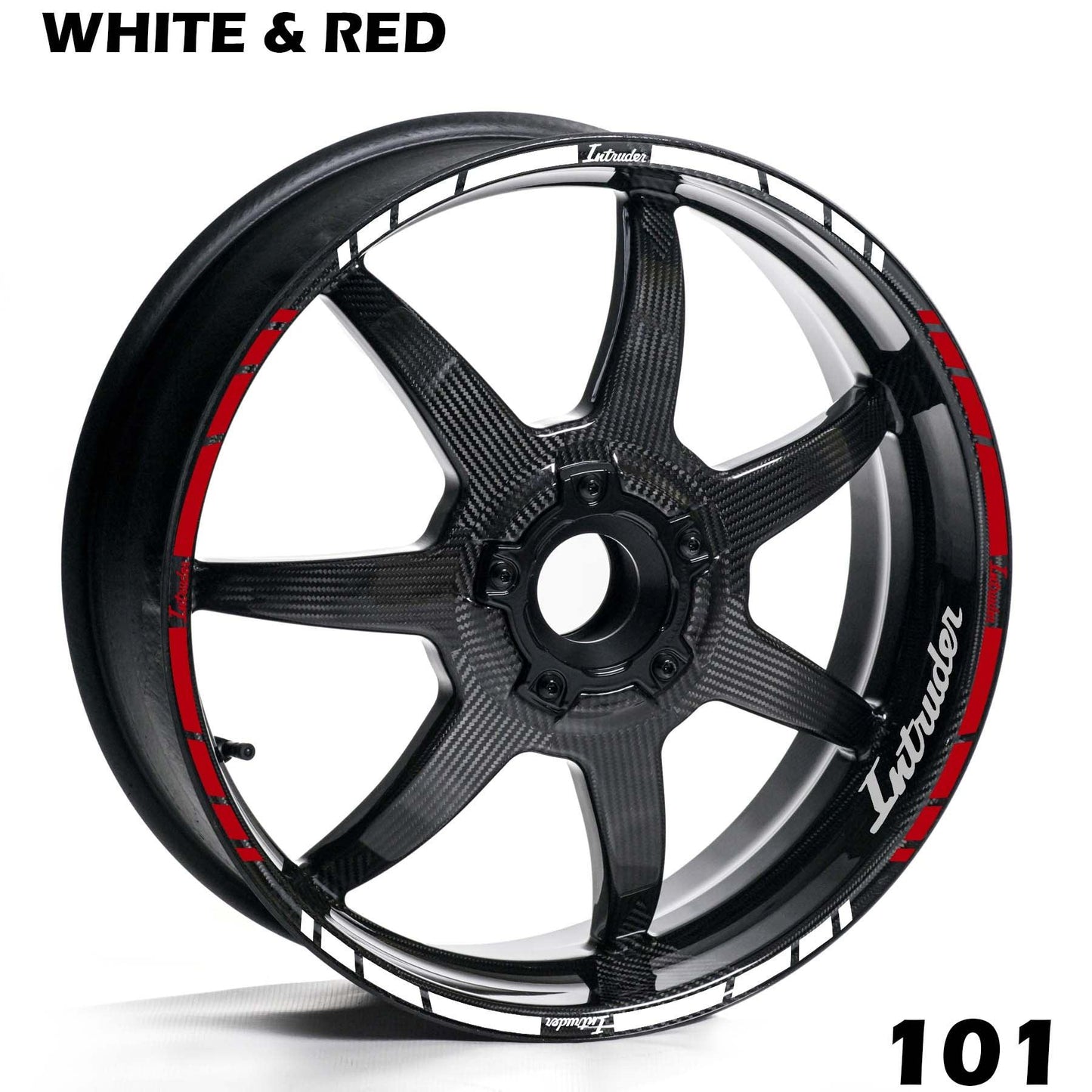 SUZUKI INTRUDER FULL WHEEL RIM STRIPE DECAL STICKER KIT - Speed Army