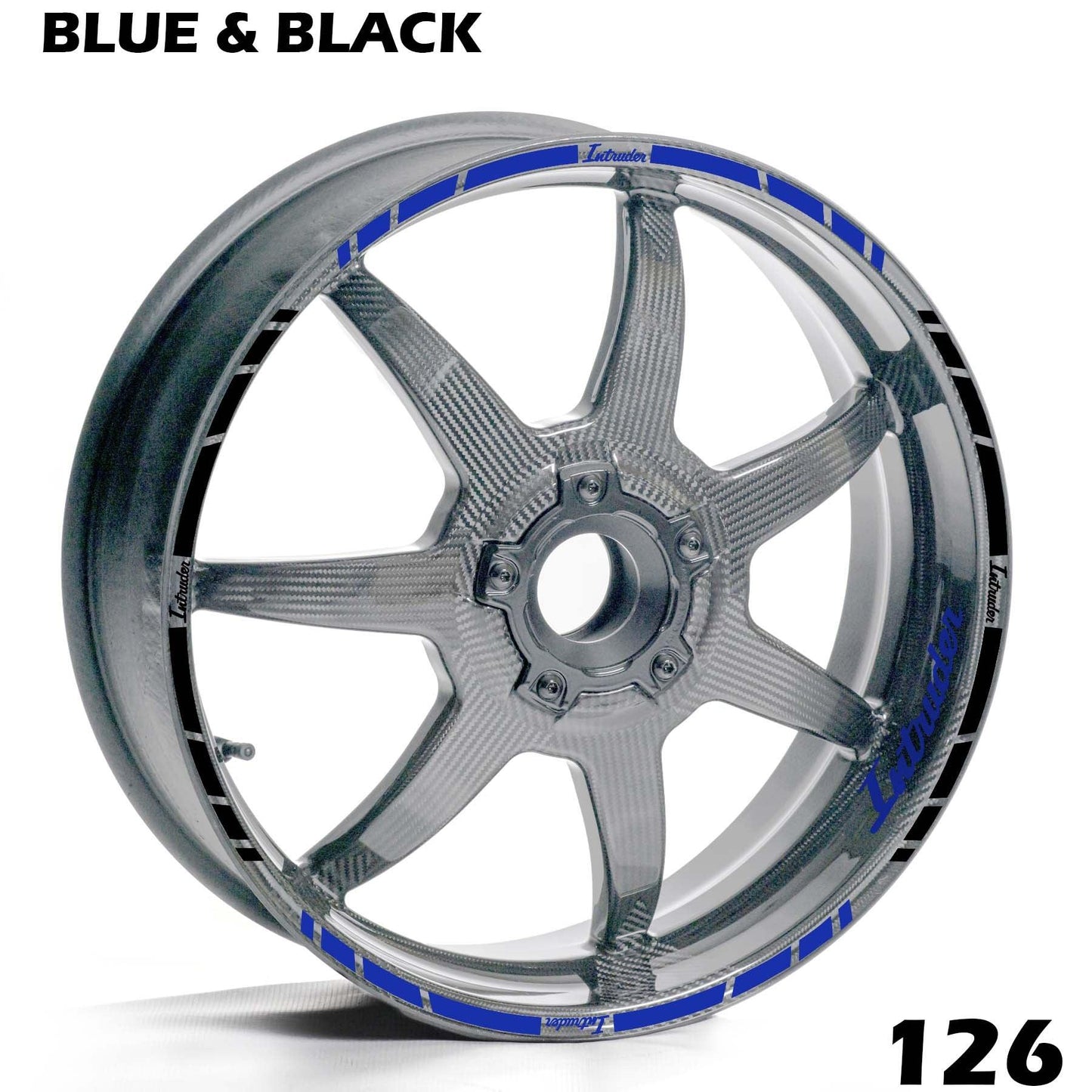 SUZUKI INTRUDER FULL WHEEL RIM STRIPE DECAL STICKER KIT - Speed Army