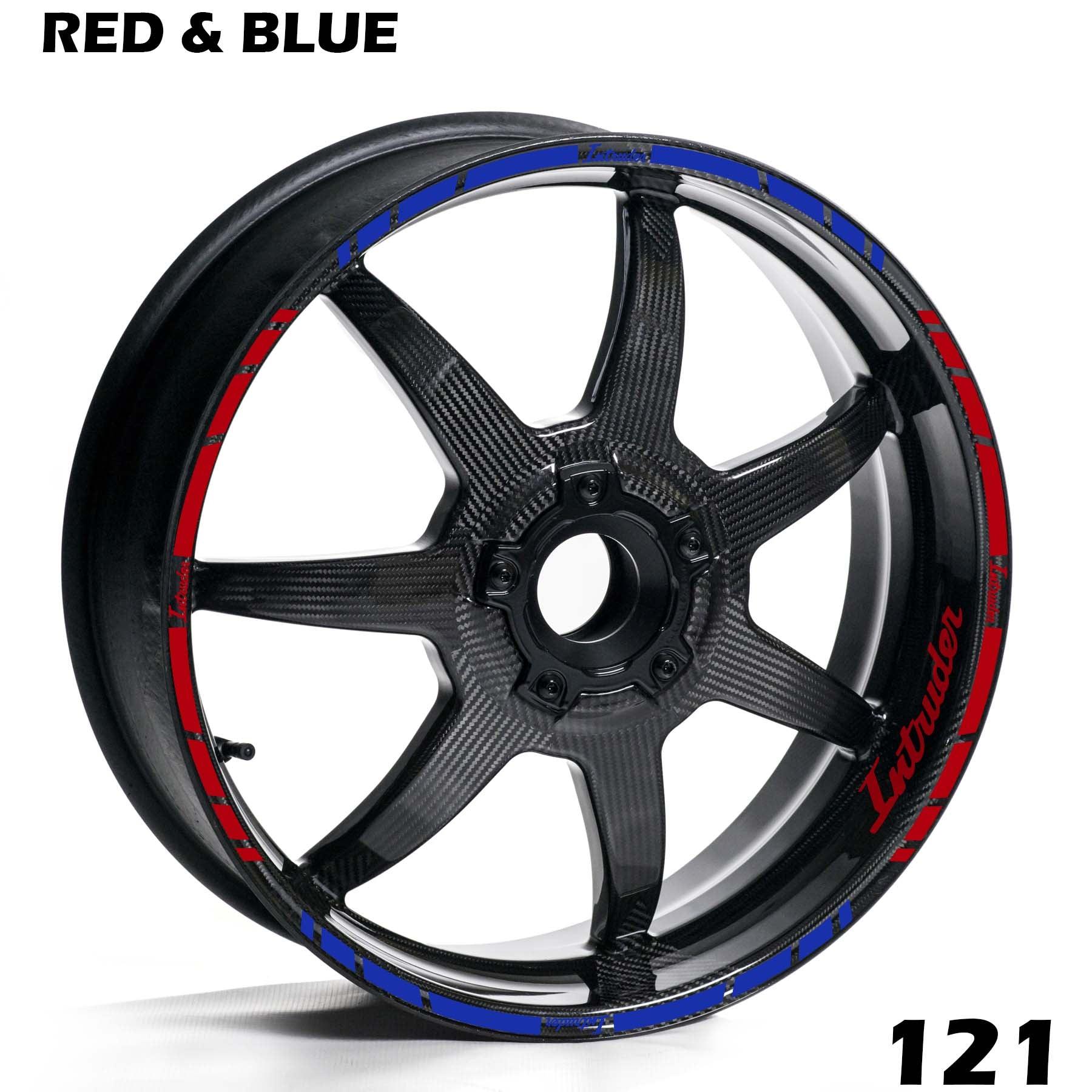 SUZUKI INTRUDER FULL WHEEL RIM STRIPE DECAL STICKER KIT - Speed Army