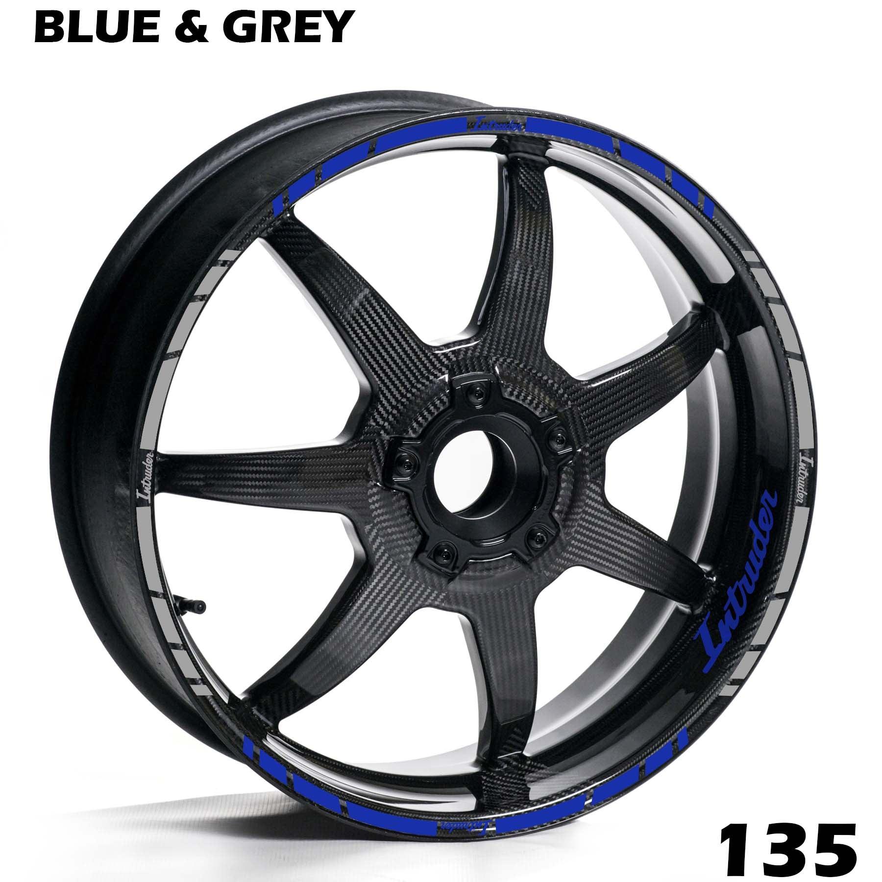 SUZUKI INTRUDER FULL WHEEL RIM STRIPE DECAL STICKER KIT - Speed Army