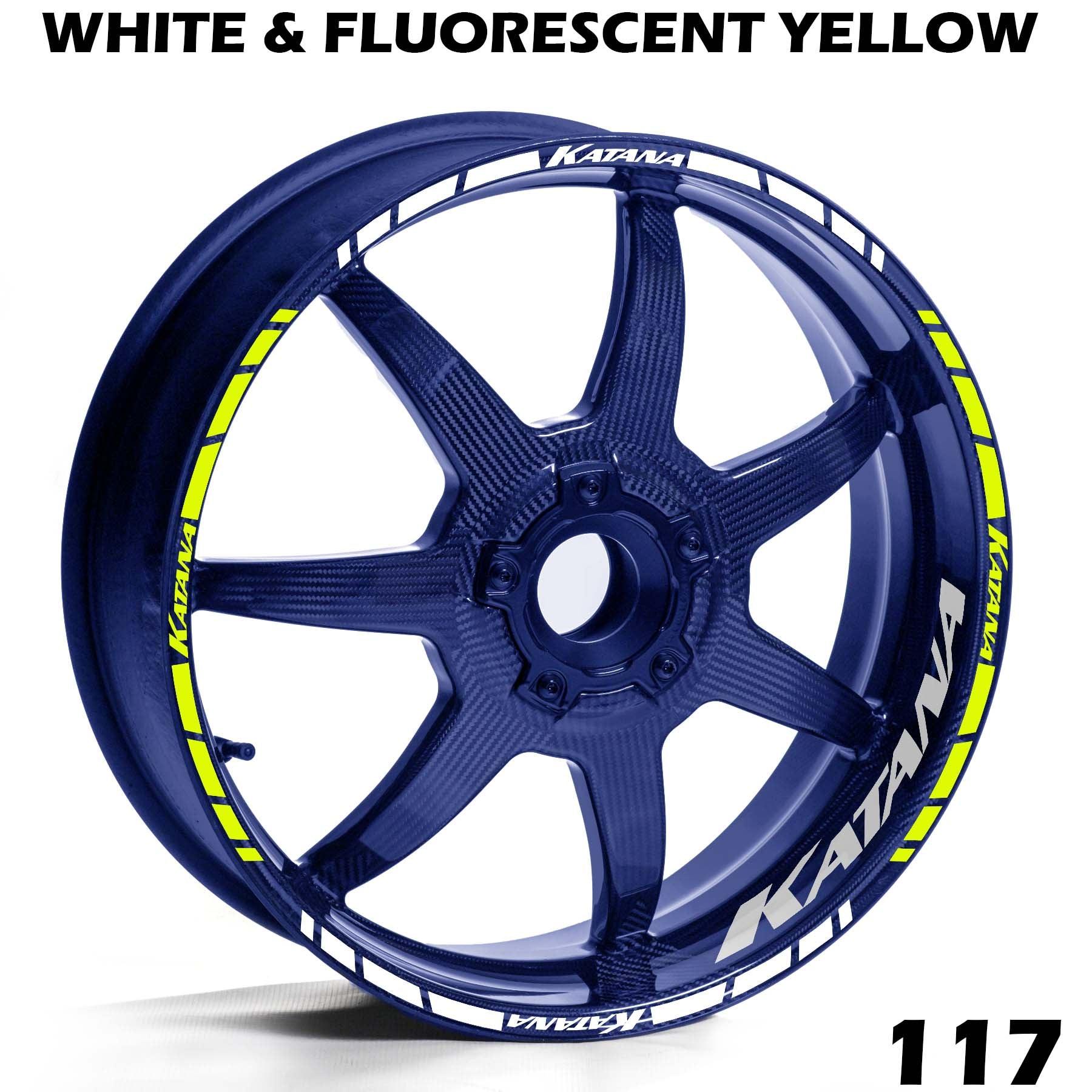 SUZUKI KATANA FULL WHEEL RIM STRIPE DECAL STICKER KIT - Speed Army